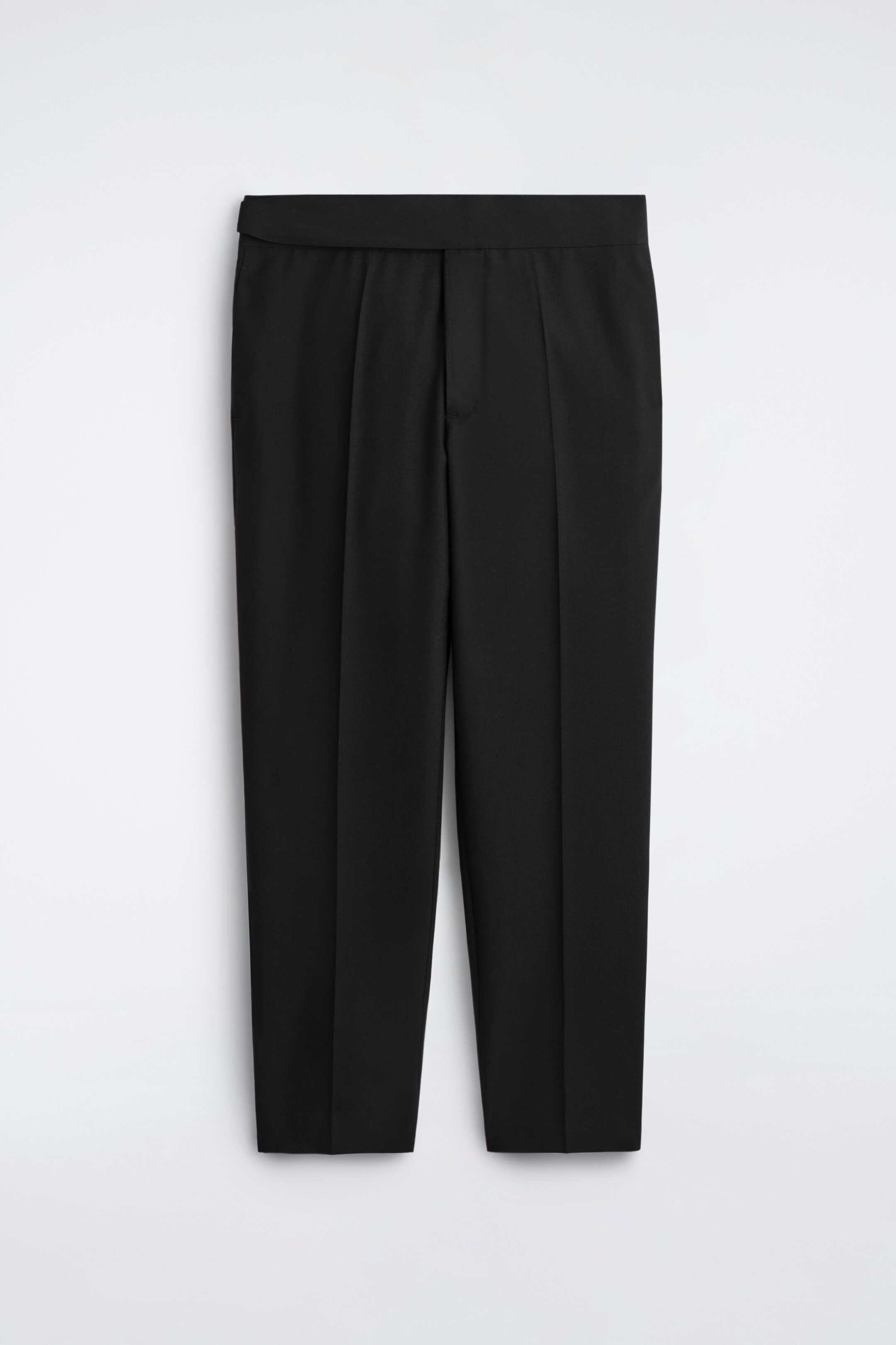 Vezi imaginea mai mare: PANTALONI CONICI DIN LÂNĂ CU BETELIE TIP CUMMERBUND - NEGRU - BĂRBAŢI | H&M RO 6