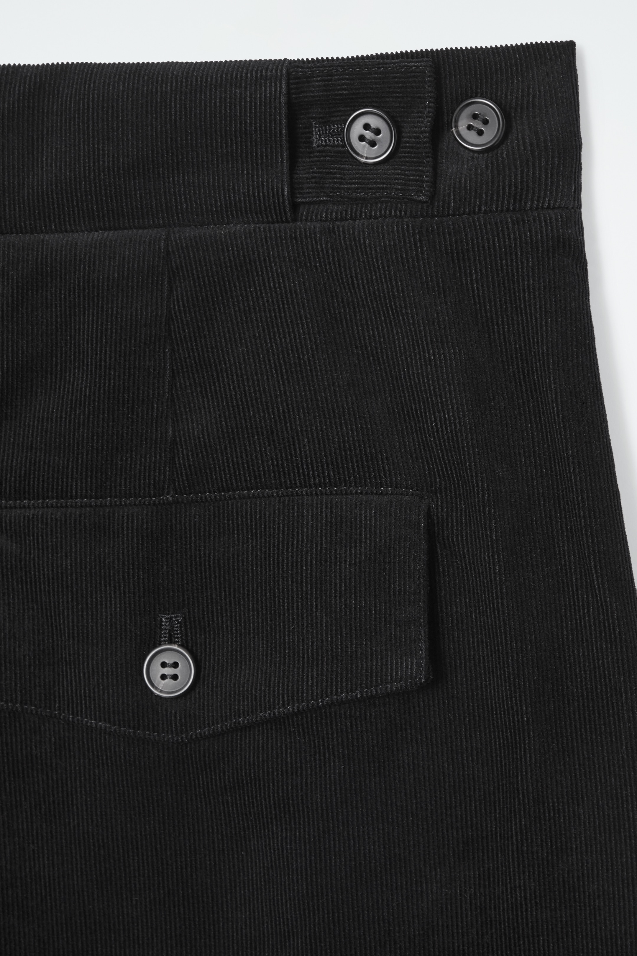 View larger image: CROPPED CORDUROY TROUSERS - BLACK - Ladies | H&M GB 7