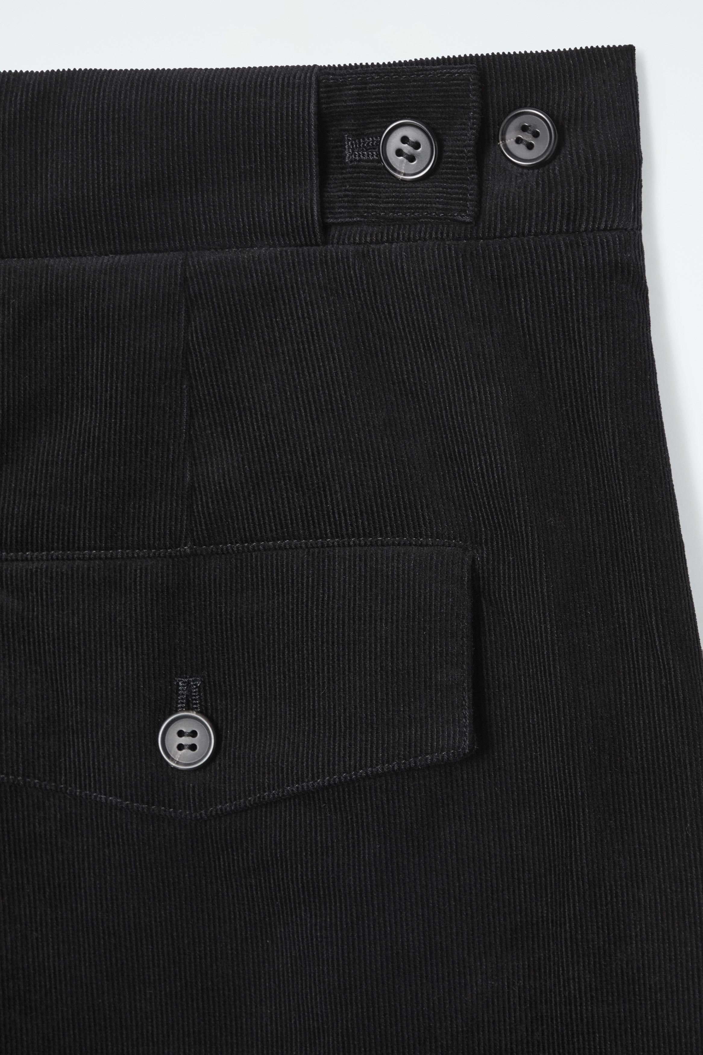新作★ BLVCK PARIS ★Blvck Corduroy Pants Blvck Paris | Black Oversized Corduroy Pants