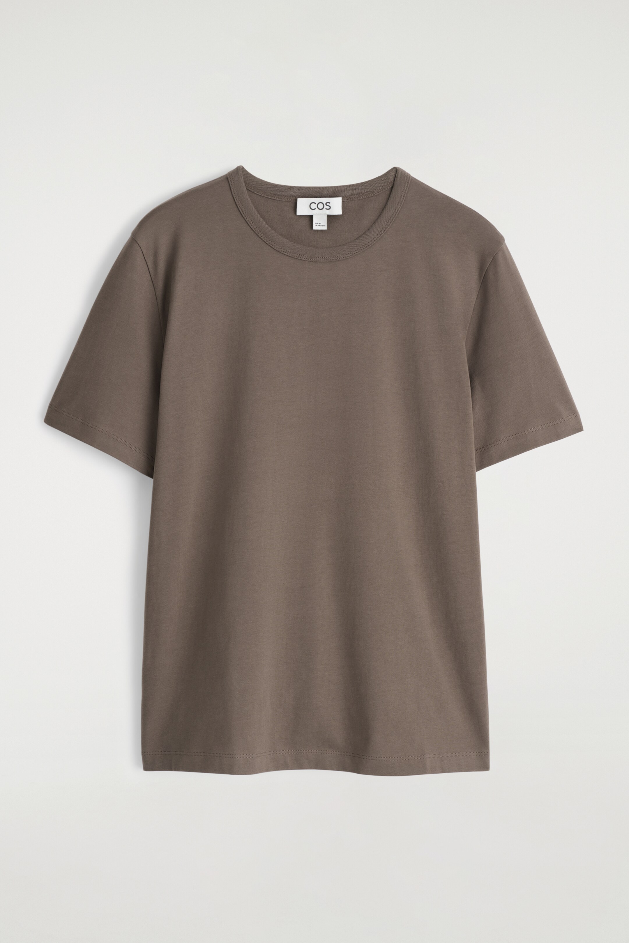 View larger image: BRUSHED-COTTON T-SHIRT - DARK MOLE - Men | H&M GB 5