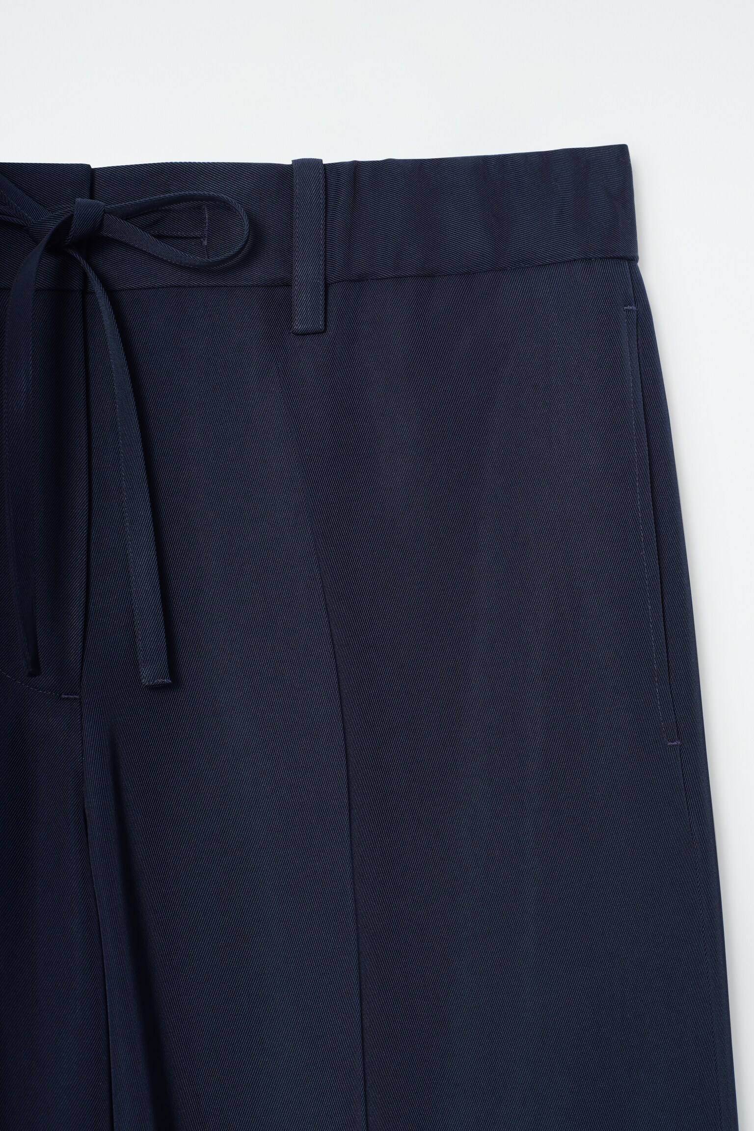 PANTALON DROIT À TAILLE AJUSTABLE - BLEU MARINE/KAKI FONCÉ - 6