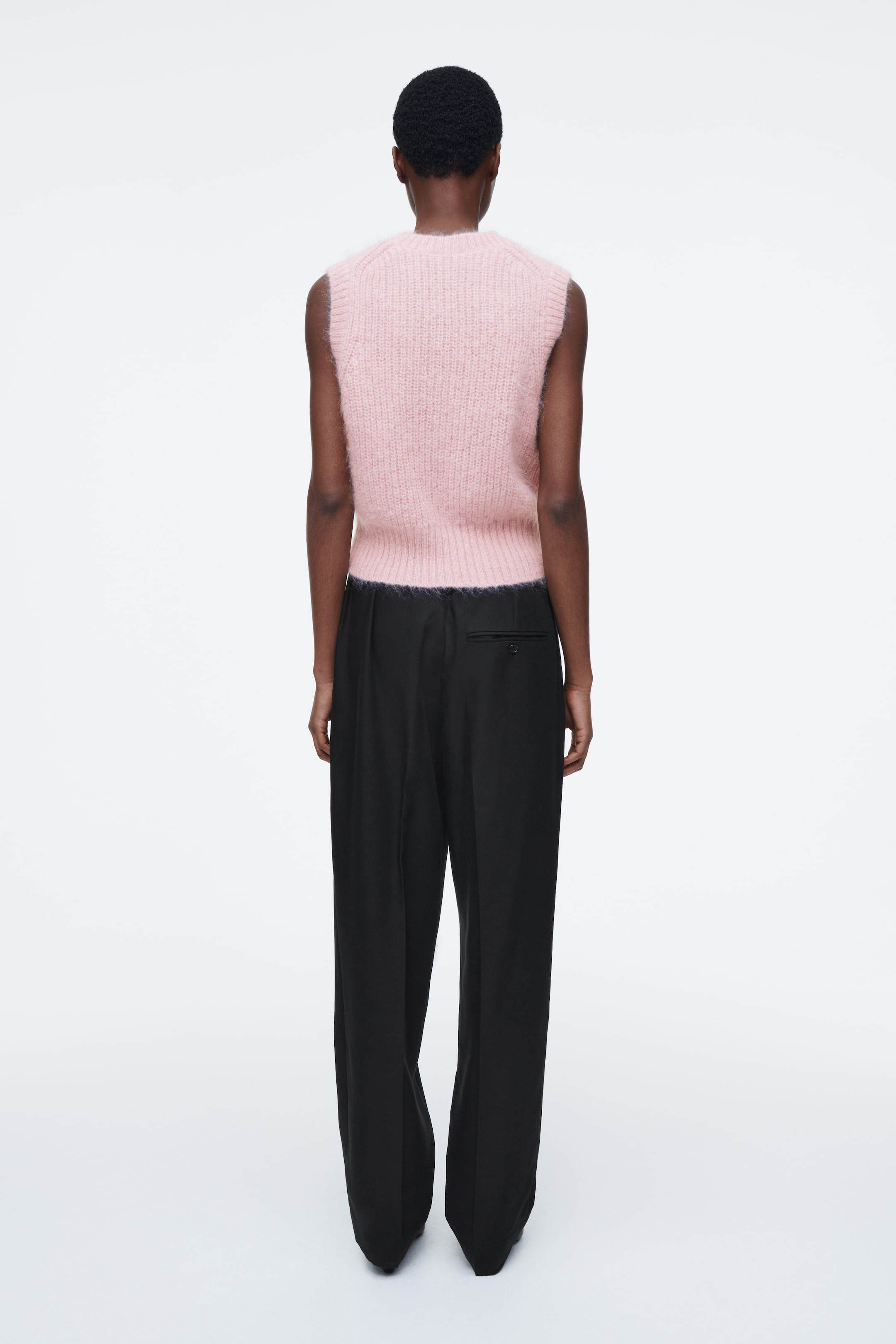 Visualizza immagine più grande: GILET LAVORATO A MAGLIA IN MOHAIR - ROSA CHIARO - DONNA | H&M IT 3