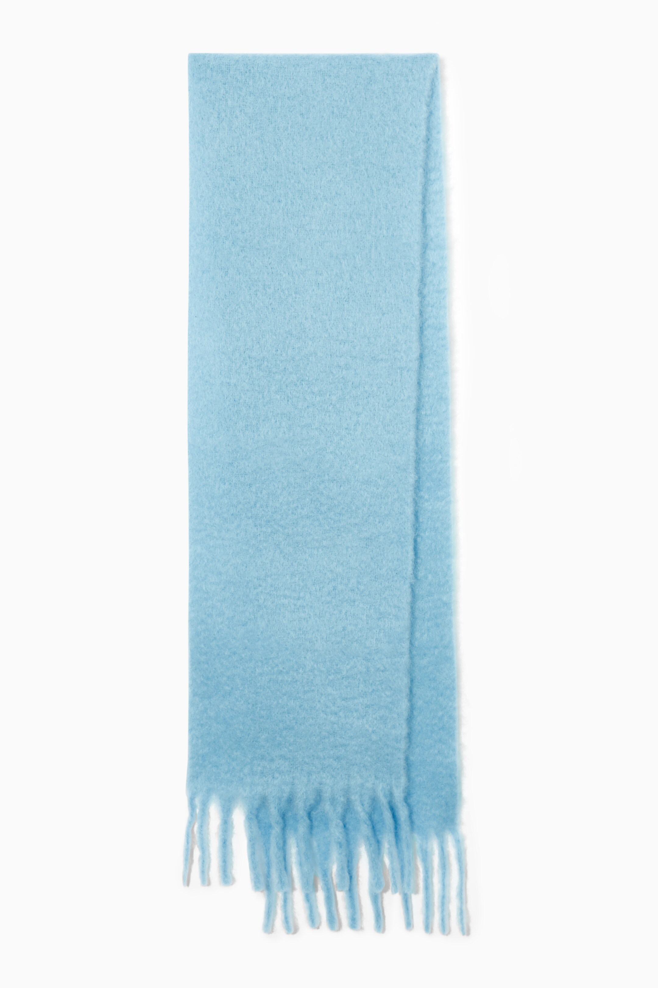View larger image: OVERSIZED MOHAIR-BLEND SCARF - TURQUOISE - Ladies | H&M GB 1