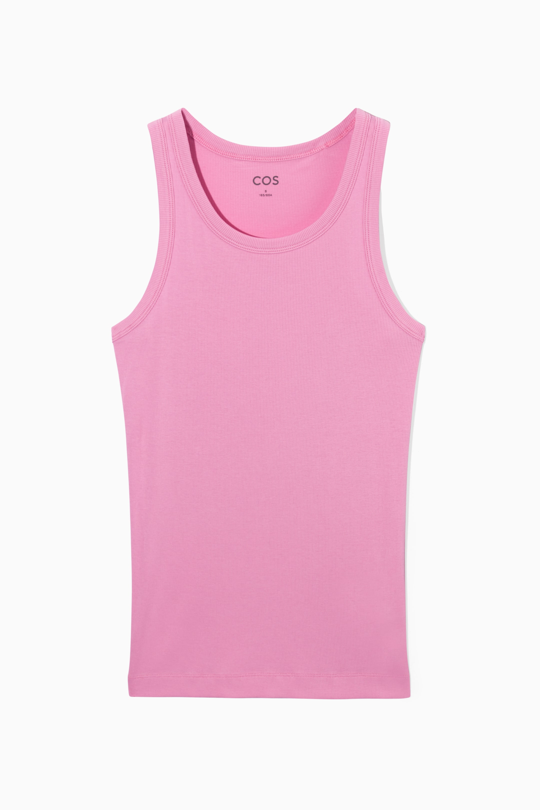 Se større billede: RIBBET TANKTOP - LIGHT PINK - DAME | H&M DK 1