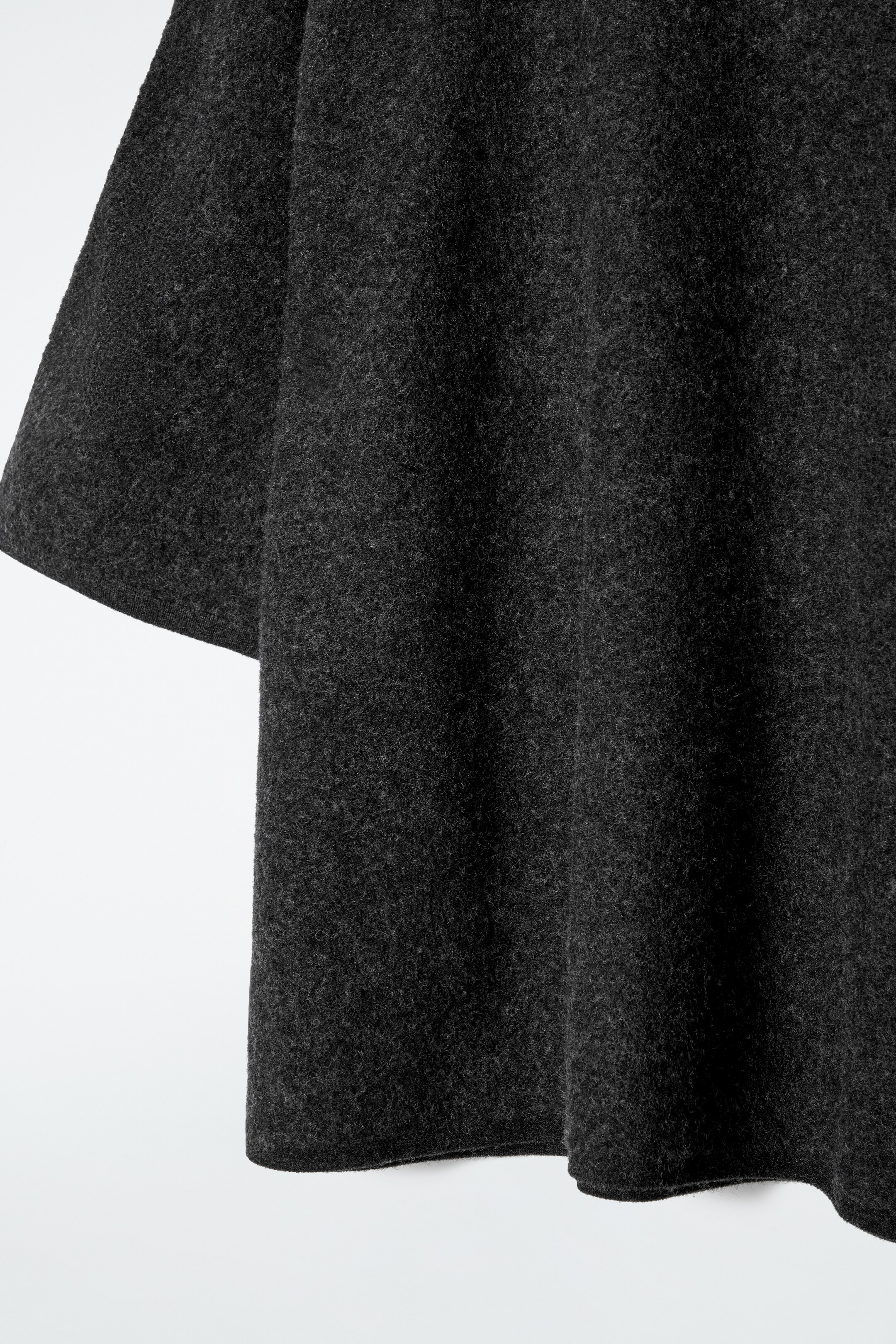 Grotere afbeelding bekijken: OVERSIZED T-SHIRT VAN GEKOOKTE MERINOWOL - ANTRACIET MELANGE - DAMES | H&M BE 8