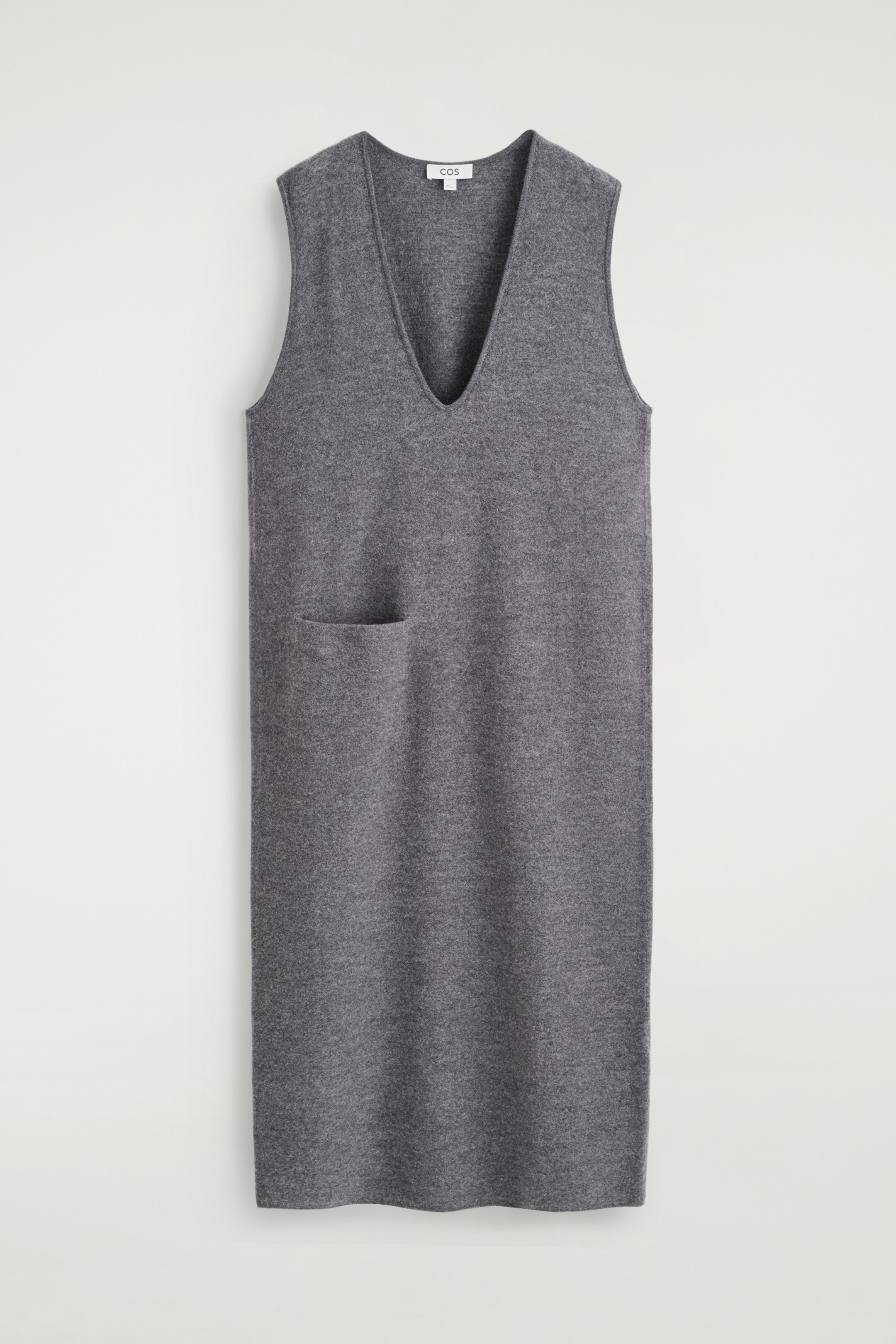 Agrandir l'image: ROBE MIDI EN LAINE BOUILLIE - GRIS CHINÉ - FEMME | H&M FR 6