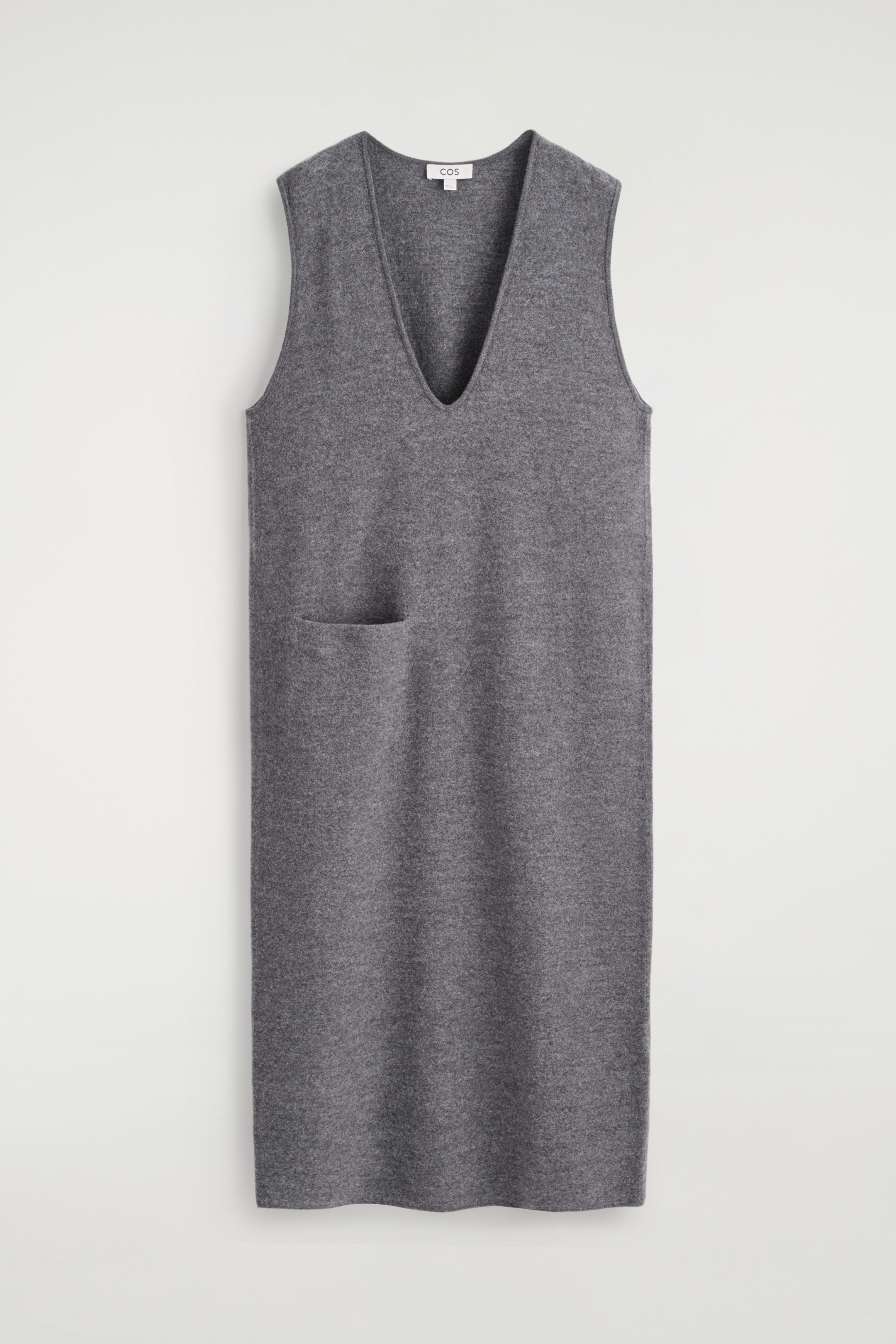 Grösseres Bild ansehen: MIDIKLEID AUS GEKOCHTER WOLLE - GRAU MELIERT - DAMEN | H&M CH 6