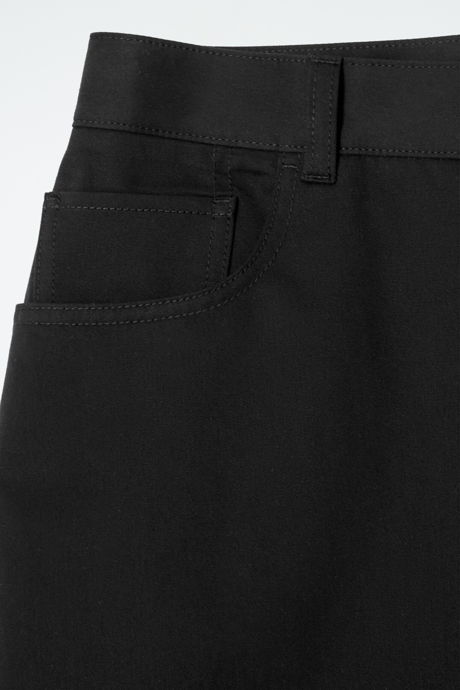 PANTALONES BARREL FIT DE ALGODÓN DECONSTRUIDOS - NEGRO/AZUL - 4