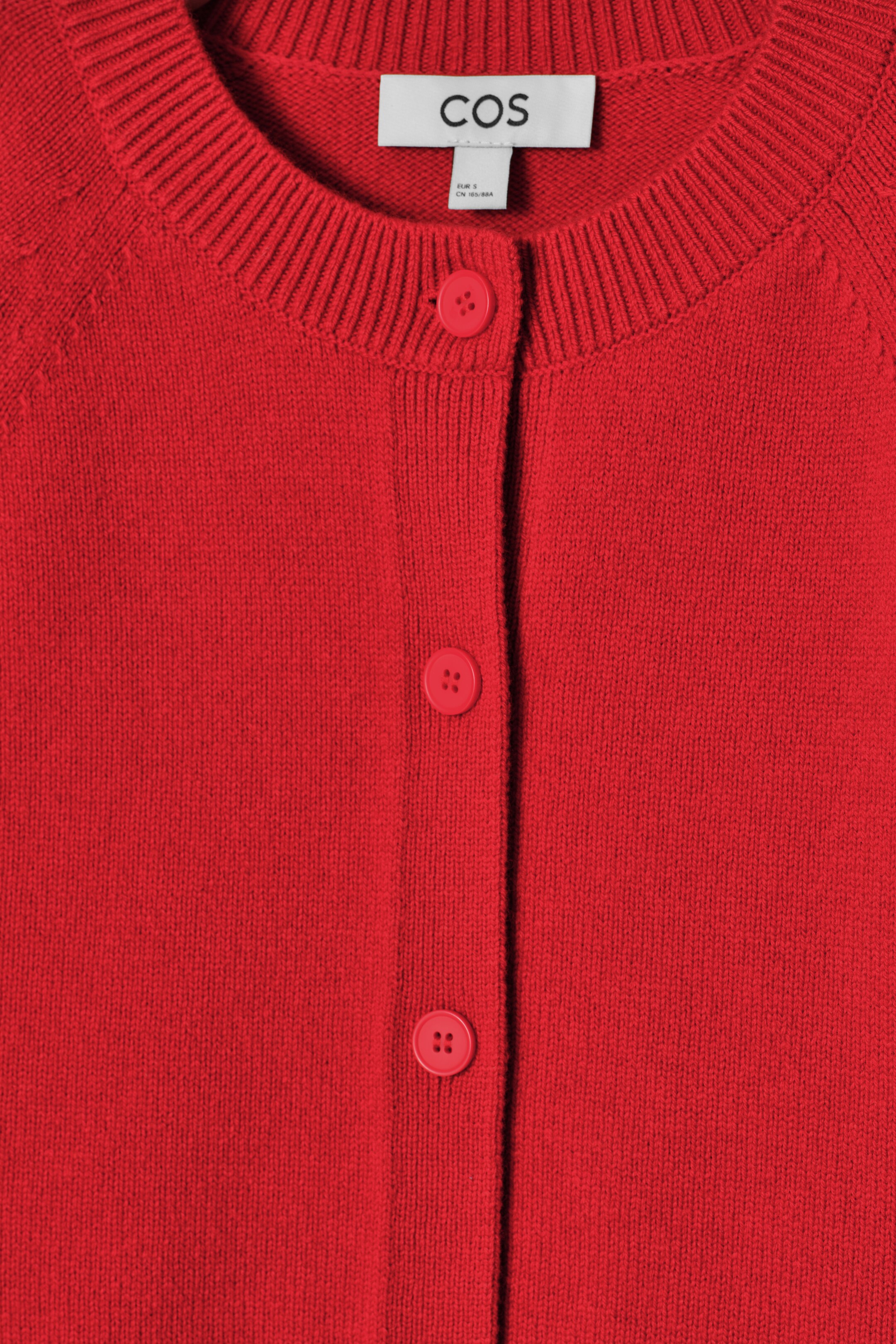 Agrandir l'image: CARDIGAN COURT EN LAINE - ROUGE - FEMME | H&M BE 7
