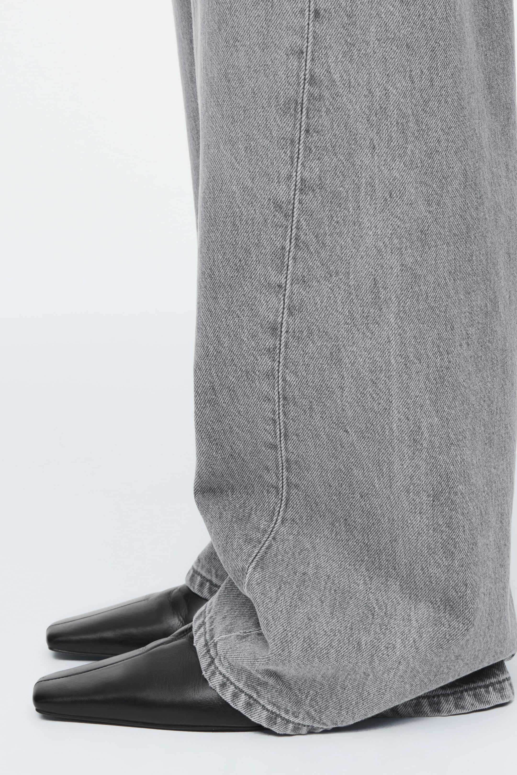 View larger image: FACADE STRAIGHT-LEG JEANS - GREY - Ladies | H&M GB 2