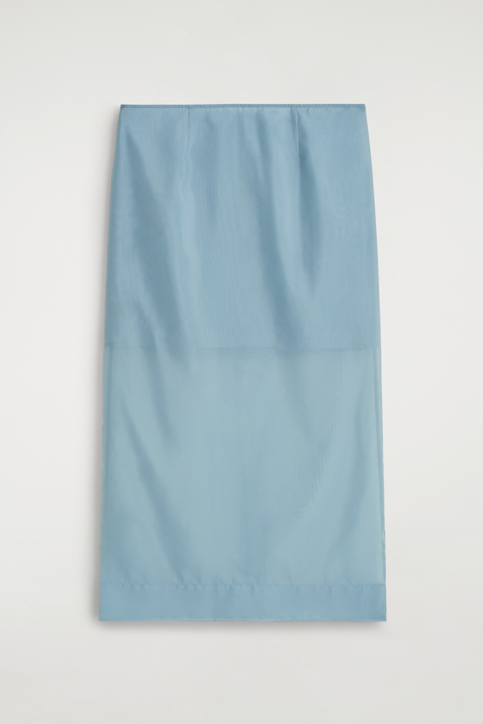 JUPE COLONNE DIAPHANE - BLEU/NOIR/PÊCHE - 2