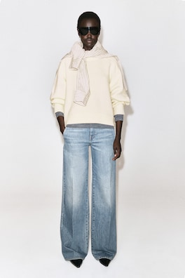 DENIM WIDE-LEG PANTS — BLUE 2