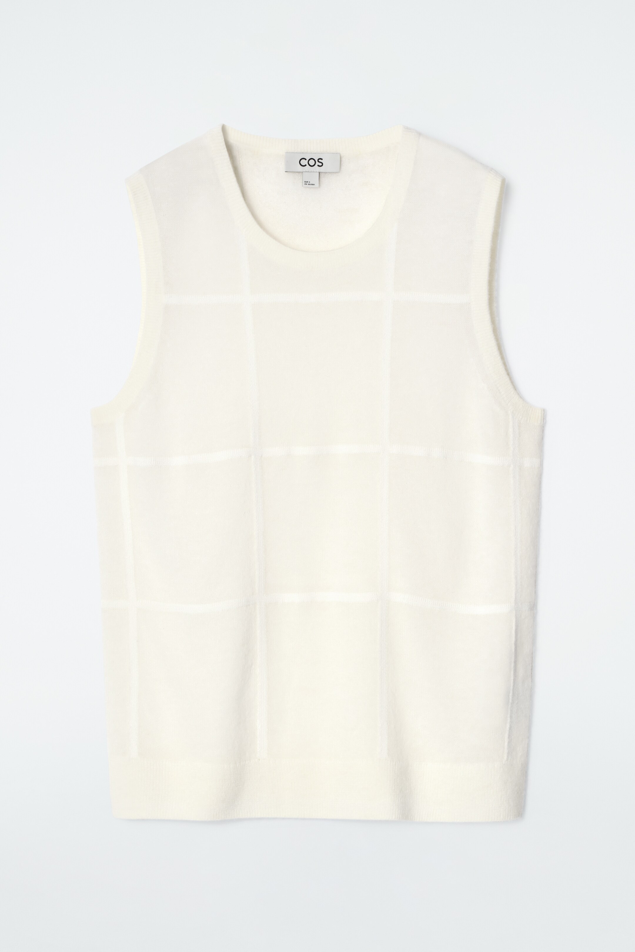 Agrandir l'image: DÉBARDEUR À CARREAUX - IVOIRE - FEMME | H&M BE 7