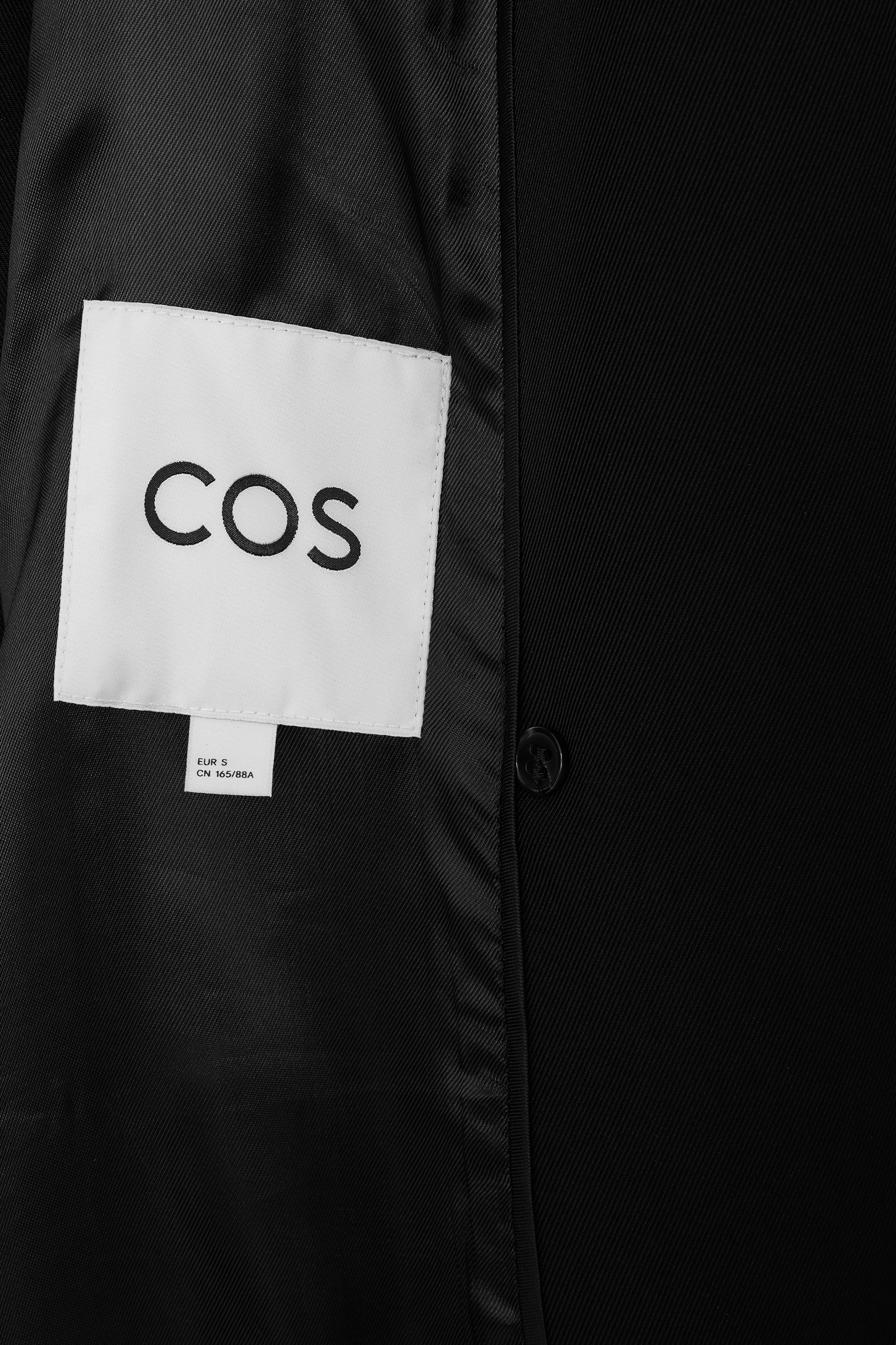 Agrandir l'image: BLAZER CROISÉ OVERSIZE DRAPÉ - NOIR - FEMME | H&M CH 2