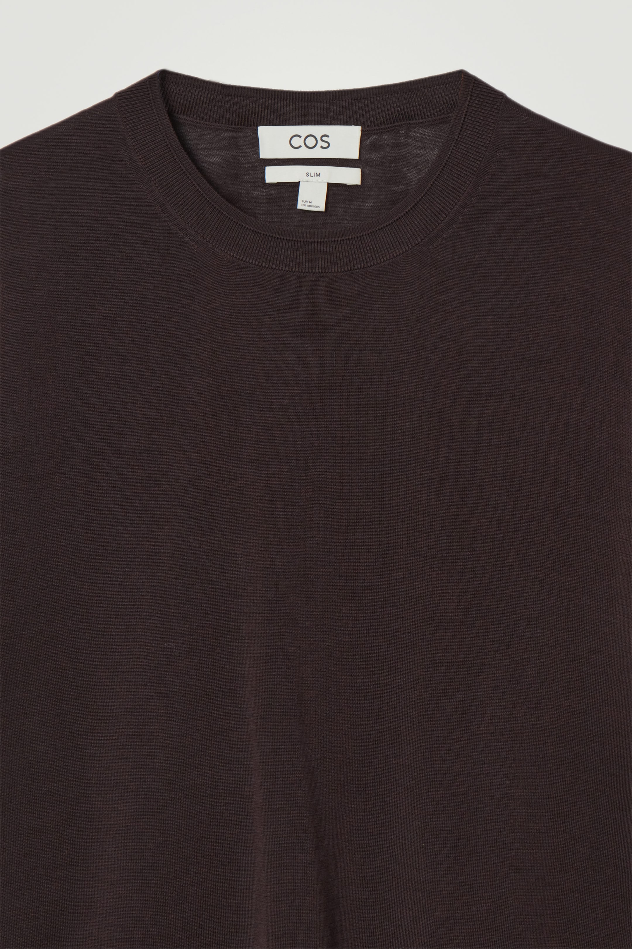 SLIM KNITTED SILK T-SHIRT