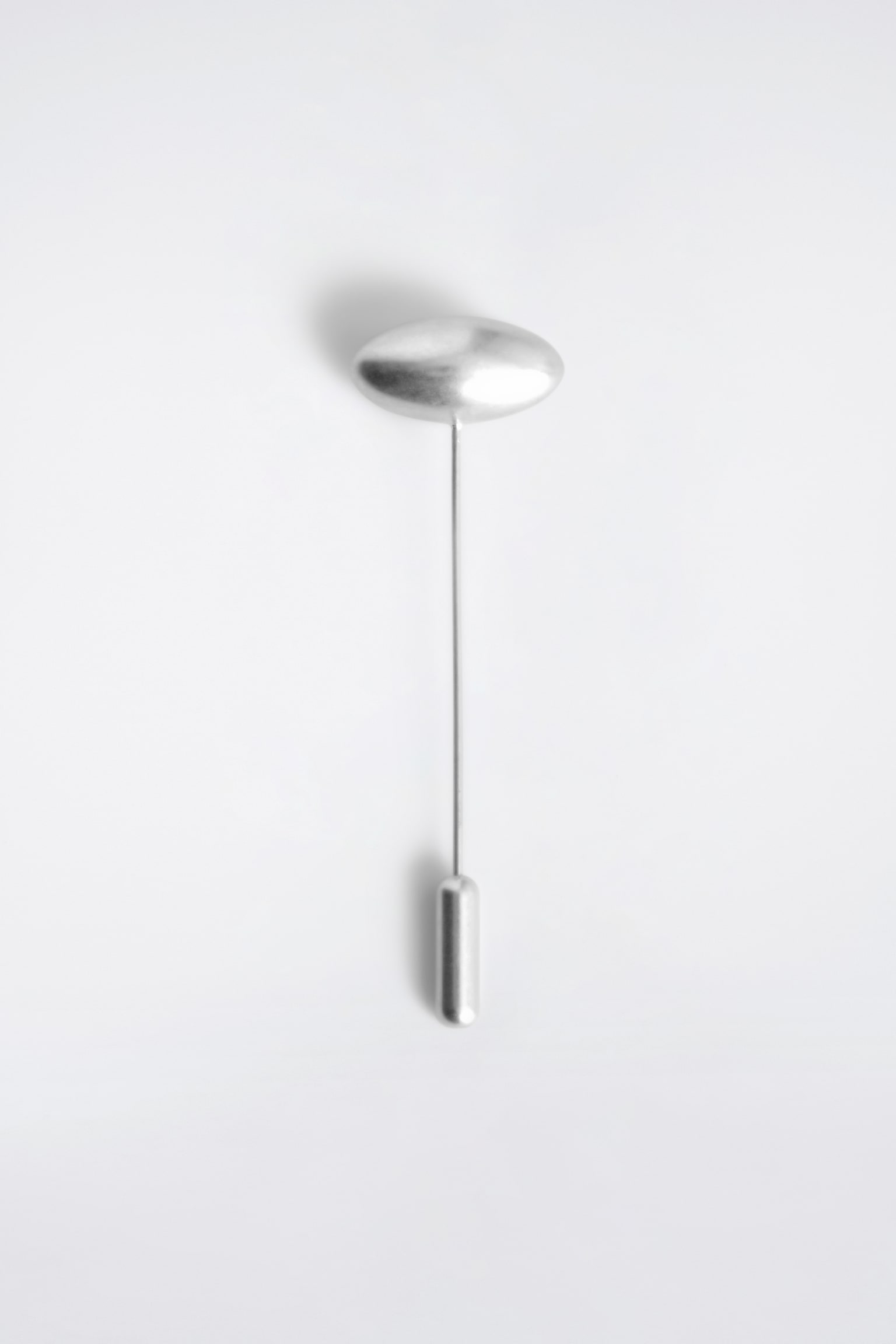 ALFILER DE CORBATA DISEÑO PIEDRA - PLATEADO - 2