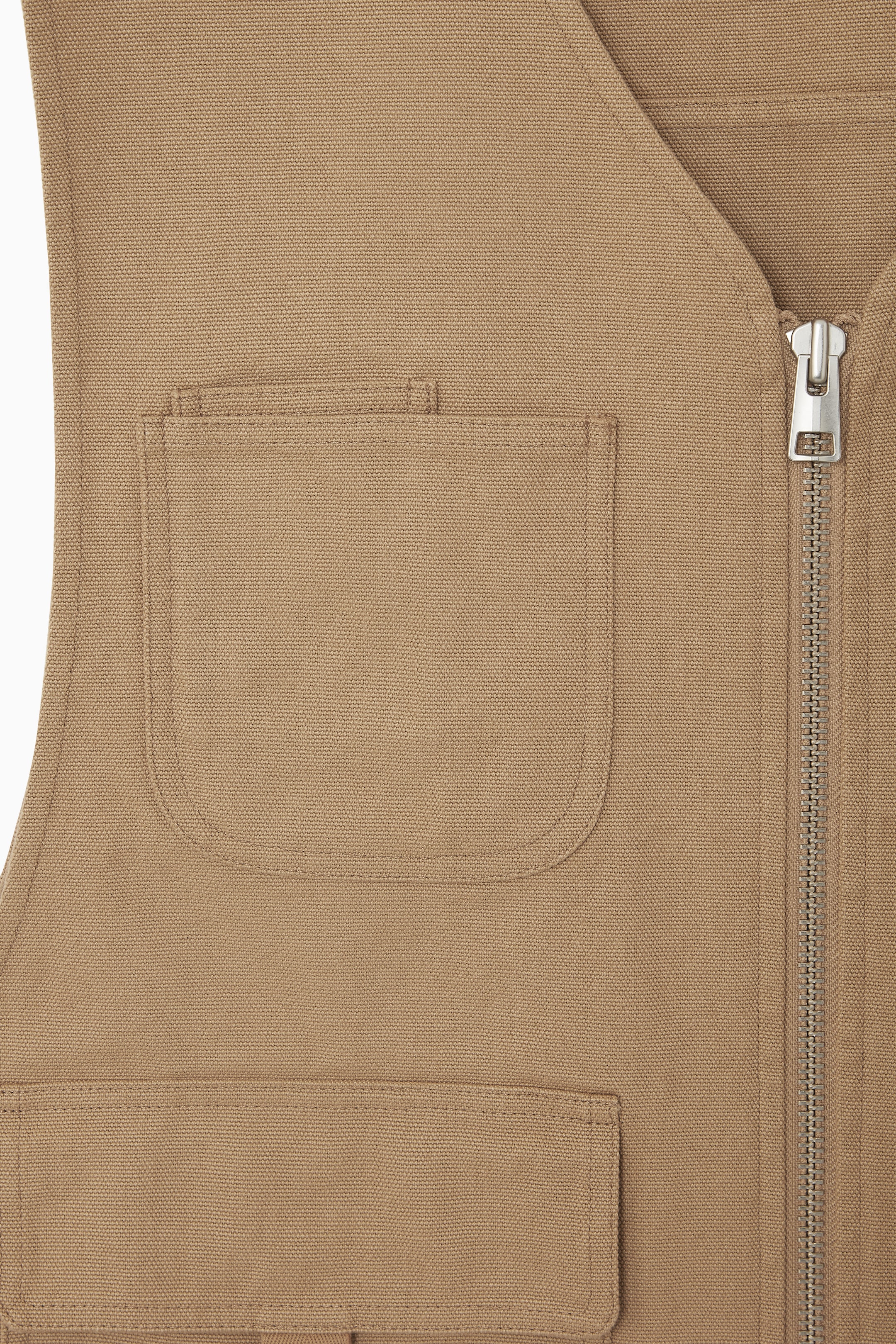View larger image: ZIPPED HYBRID UTILITY VEST - DARK BEIGE - Men | H&M GB 2