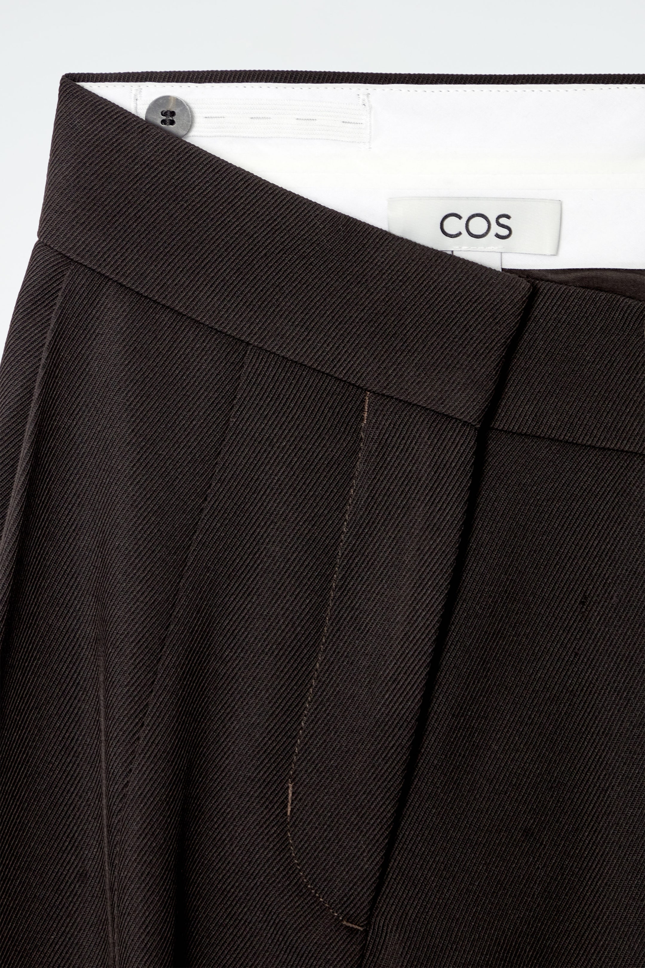 LOCKERE HOSE AUS WOLL-MIX MIT WEITEM BEIN