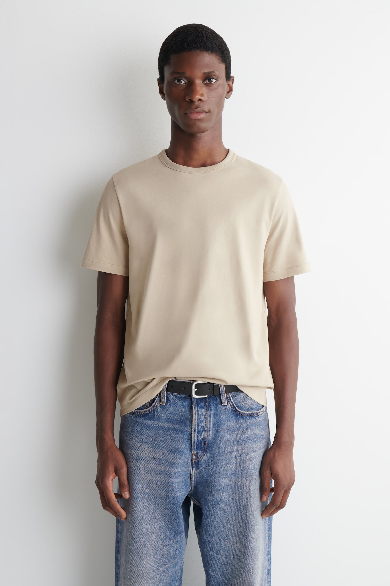 TRICOU DIN BUMBAC PERIAT - BEJ/ALBASTRU ÎNCHIS/Negru/ALB/MARO - 1