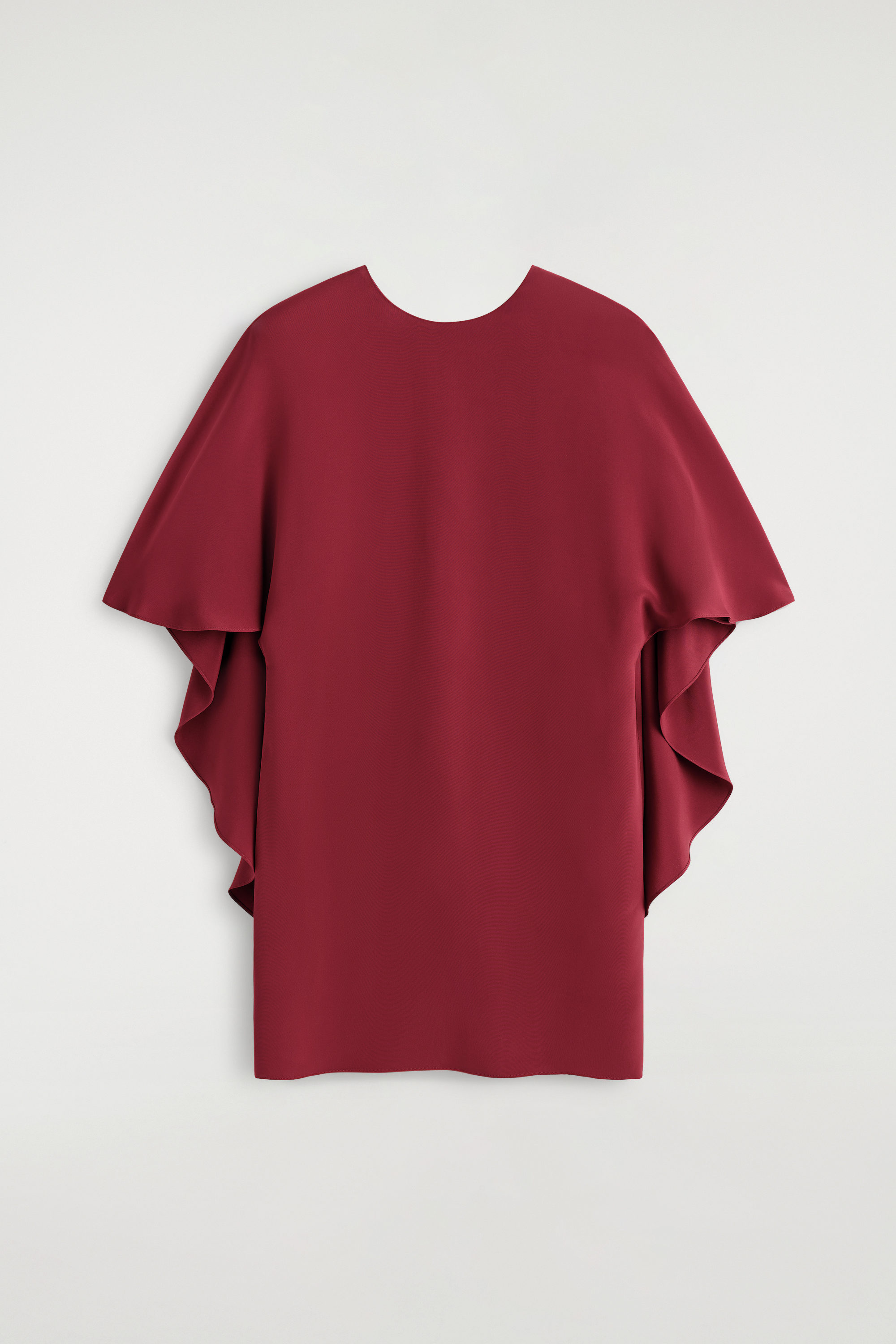 DRAPED SILK MINI DRESS - thumbnail 6