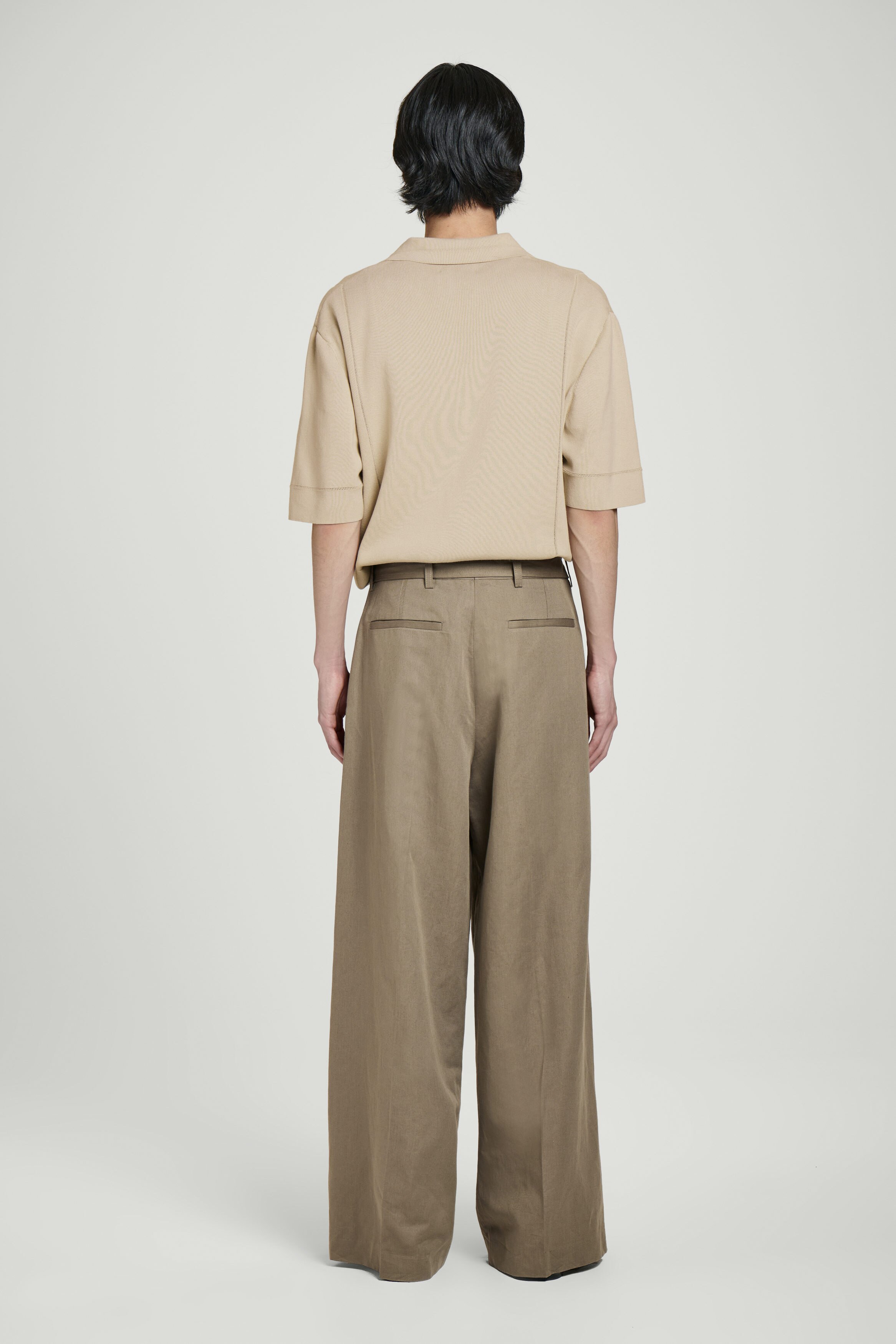 Belted Wide Pants | GU US