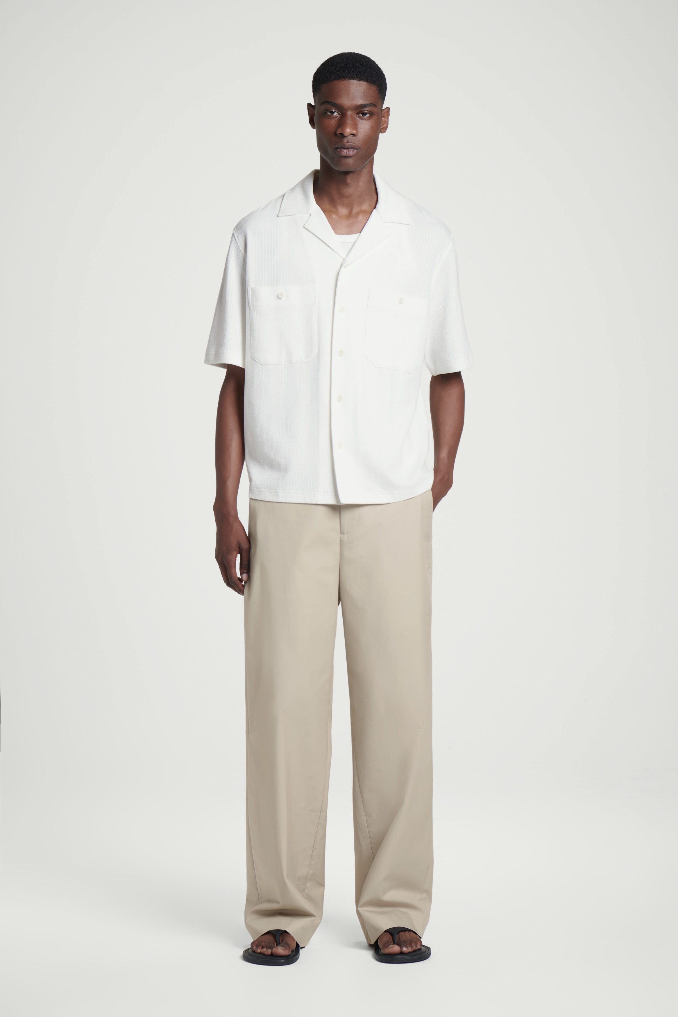 ☆ ☆ Cotton relaxed shirt CGPZA002-J01-196864-1400px-