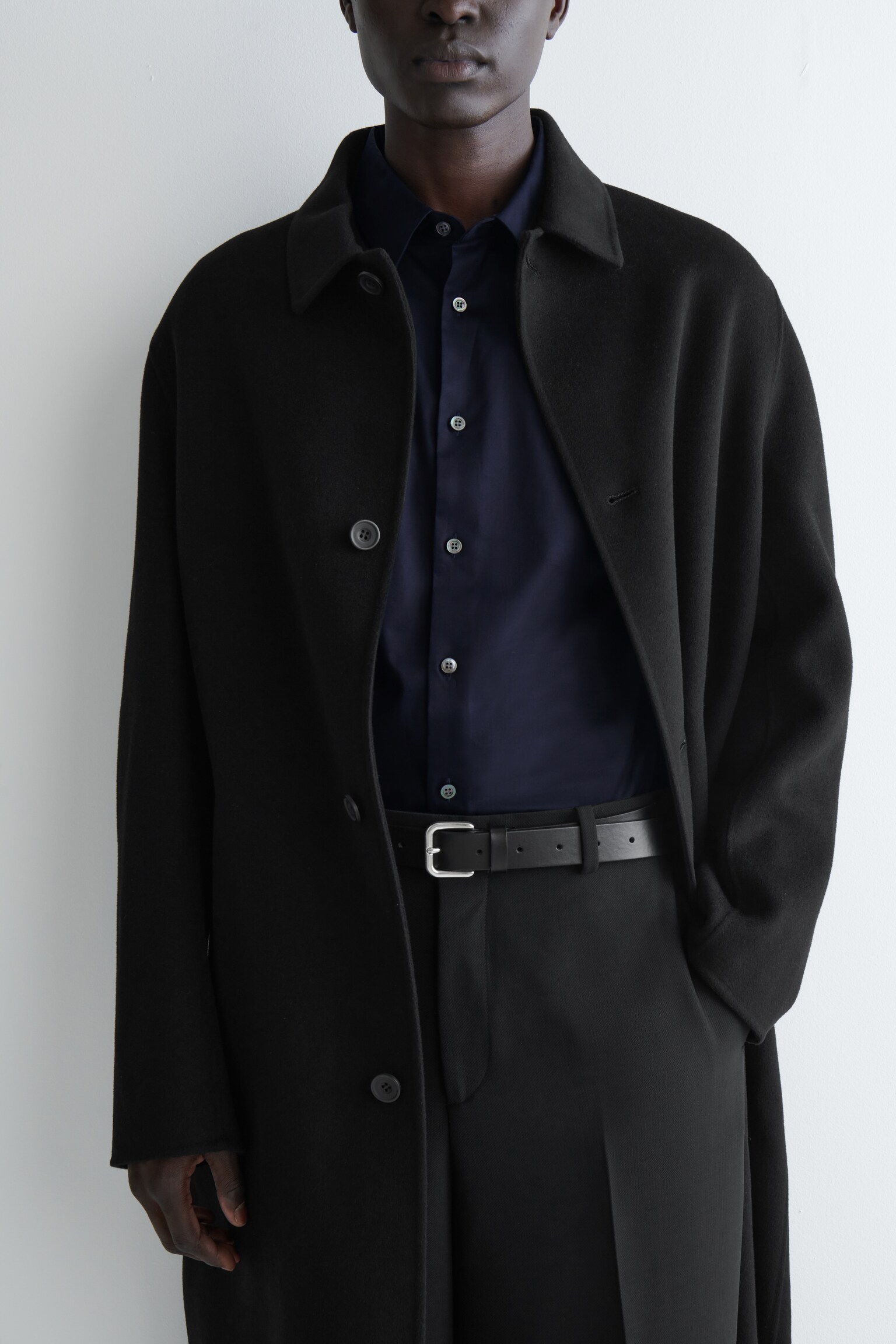 CHEMISE HABILLÉE SLIM EN POPELINE - BLEU MARINE/BLEU / RAYÉ/BLANC - 5