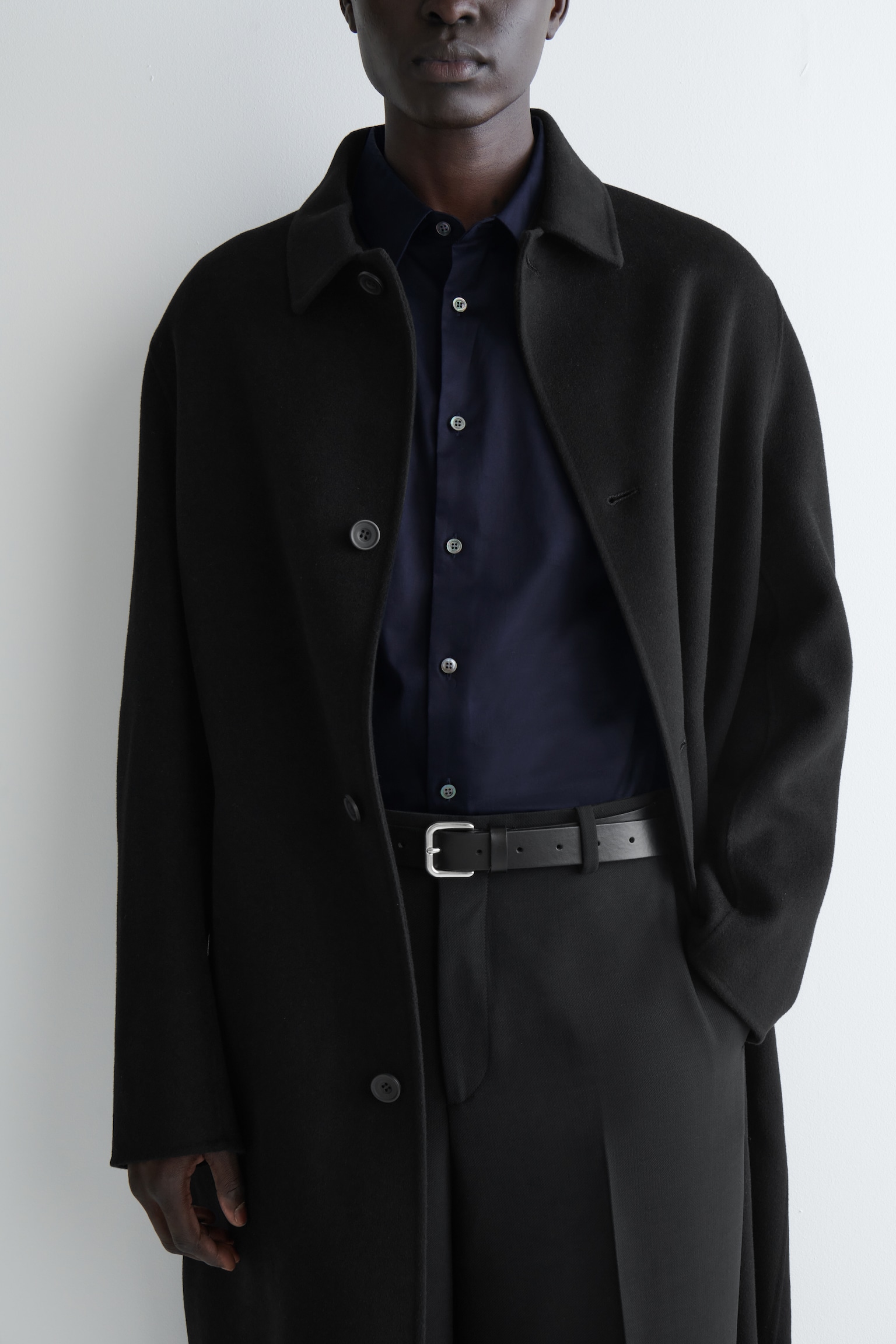 CAMISA DE POPELINA SASTRE AJUSTADA - AZUL MARINO/AZUL / RAYAS/BLANCO - 7