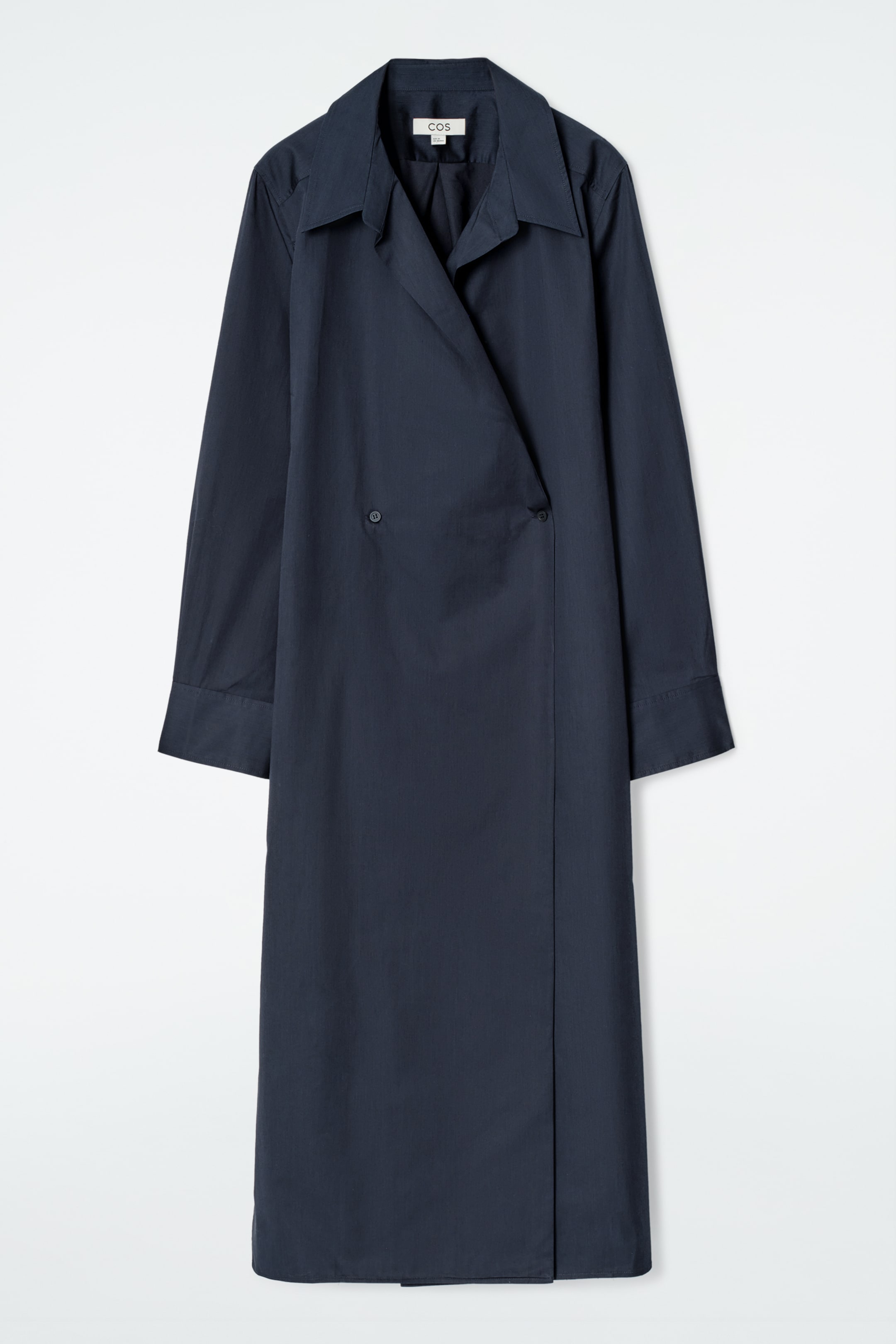 Visualizza immagine più grande: CHEMISIER MIDI DOPPIOPETTO - BLU NAVY - DONNA | H&M IT 6