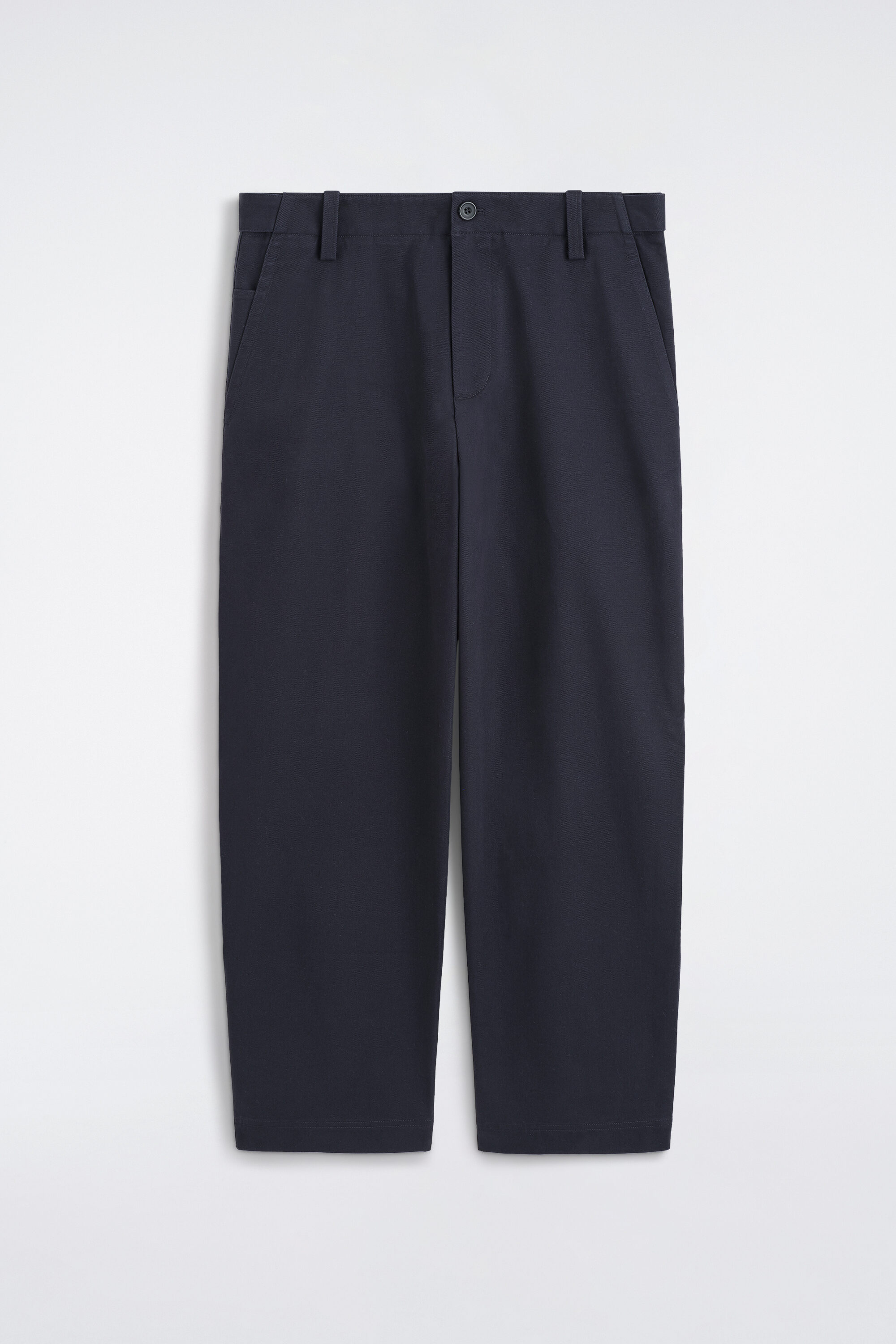 パンツ COTTON RELAXED-FIT STRAIGHT-LEG TROUSERS 5cb93609cb137ab0933a7ea068d2f2
