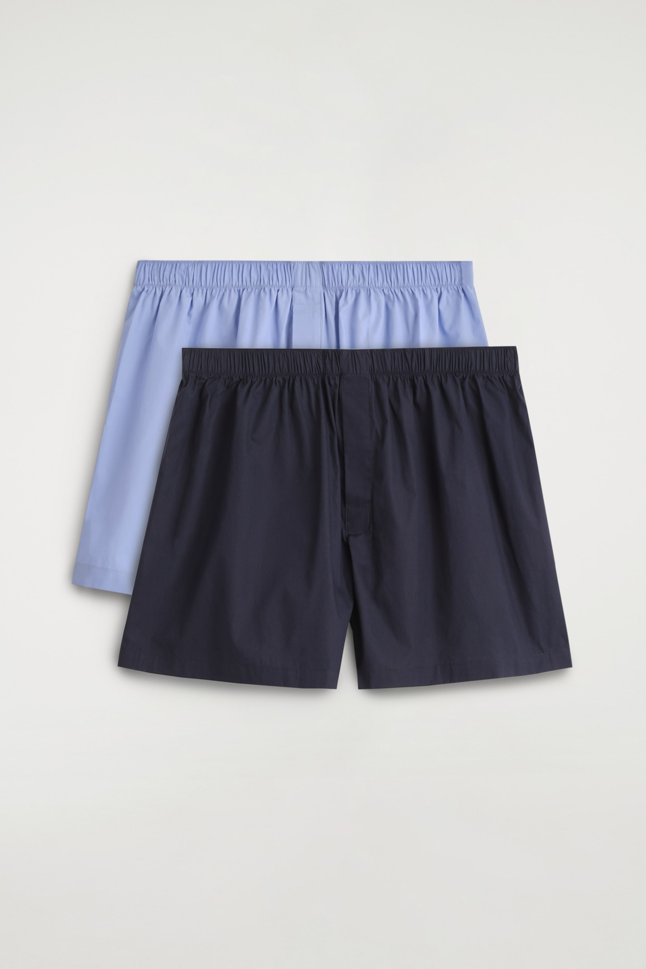 Agrandir l'image: BOXERS EN COTON - LOT DE 2 - BLEU CLAIR / MARINE - HOMME | H&M CH 1