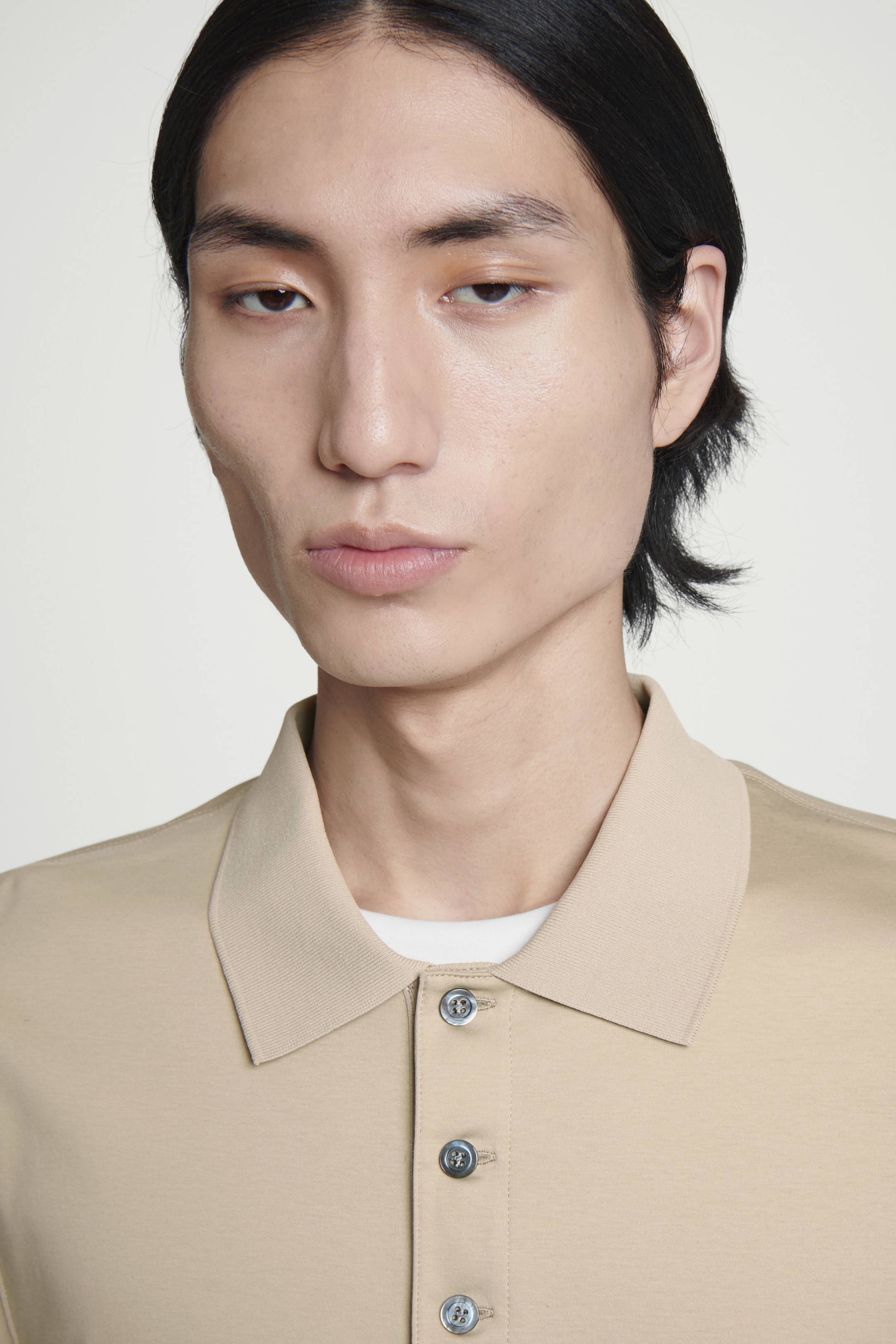 Agrandir l'image: POLO REGULAR EN COTON MERCERISÉ - TAUPE - HOMME | H&M CH 3