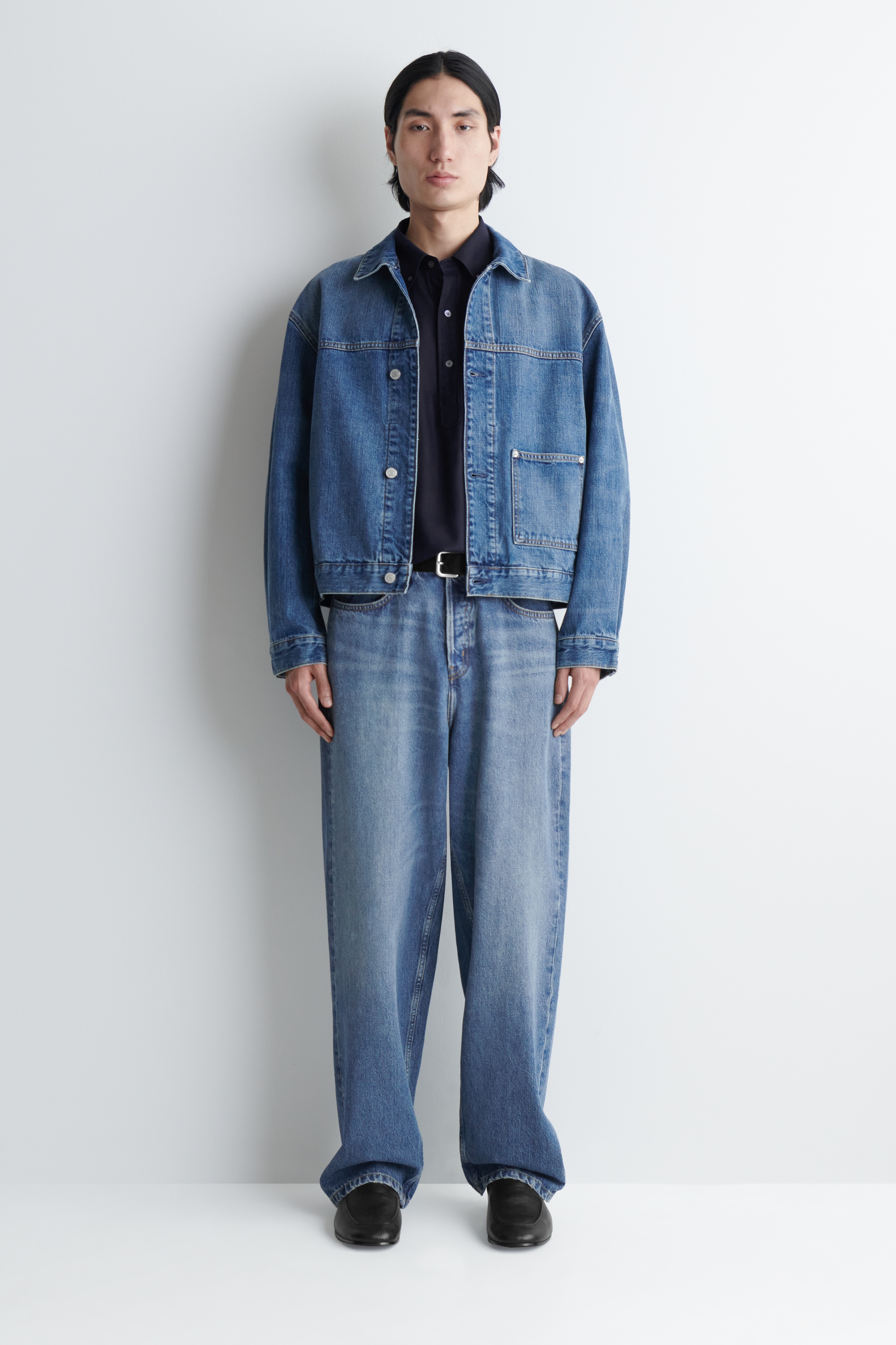 CAMICIA IN DENIM - BLU