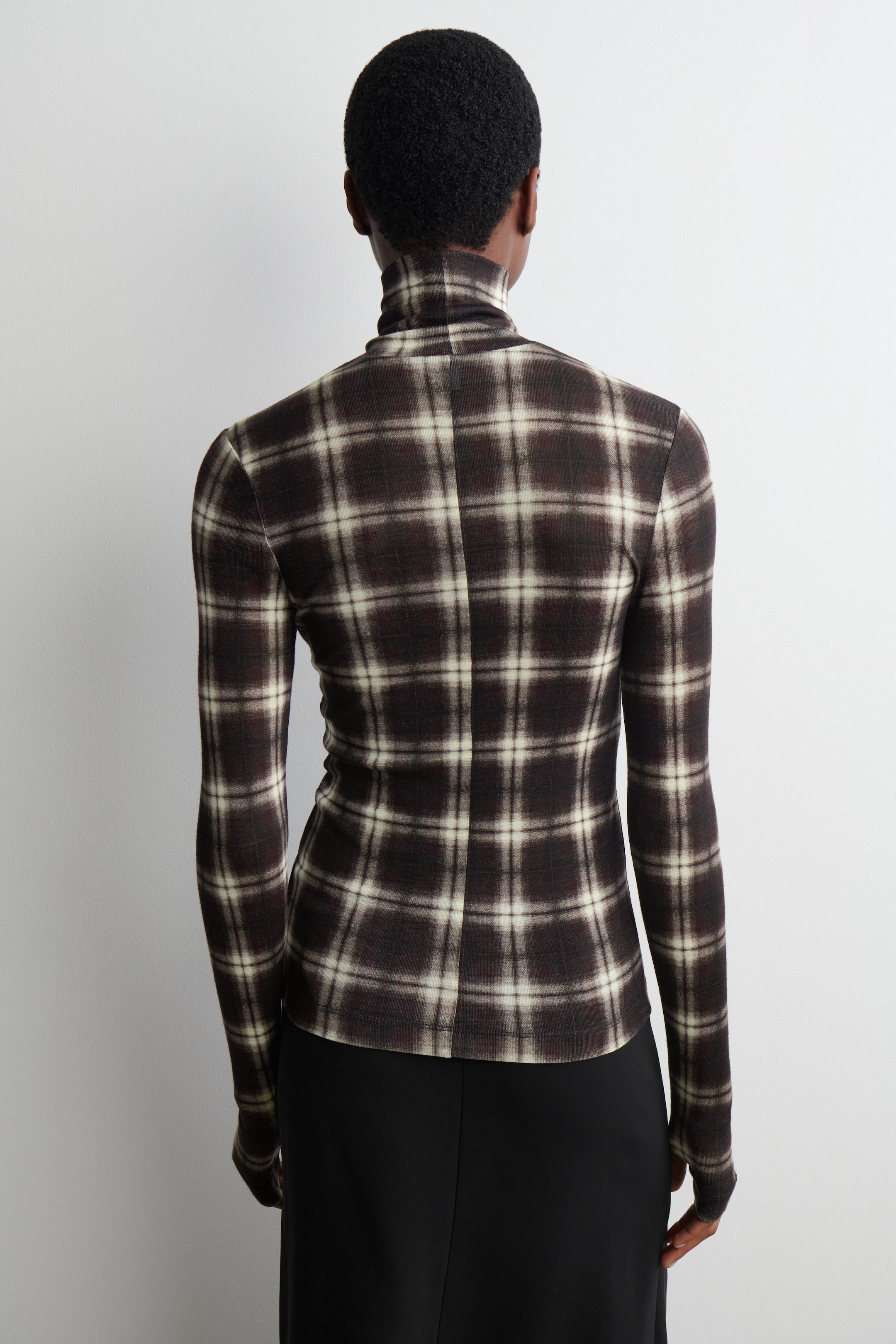 MERINO WOOL HIGH-NECK TOP