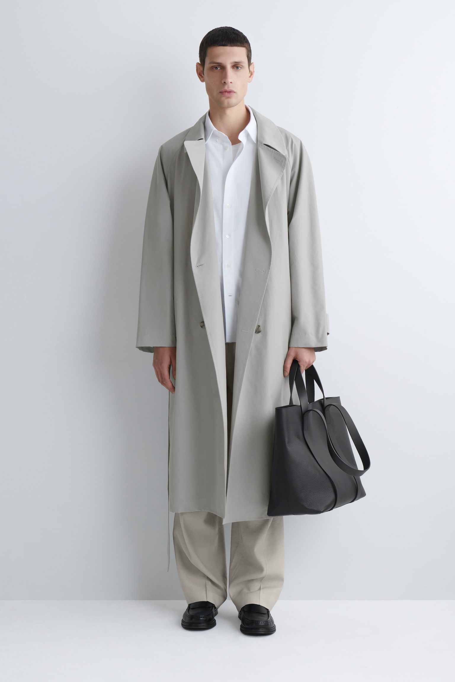 TABLEAU TOTE BAG - LEATHER - שחור - 2