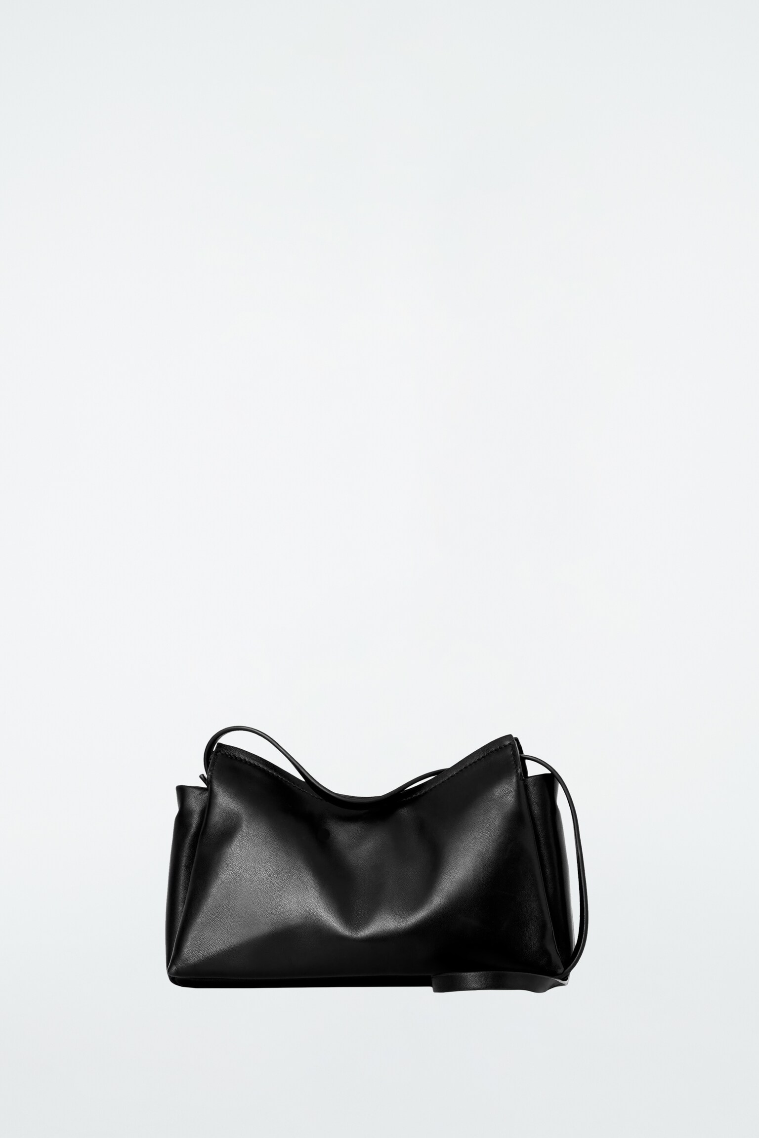 BORSA A TRACOLLA TOME MINI IN PELLE - NERO - 2