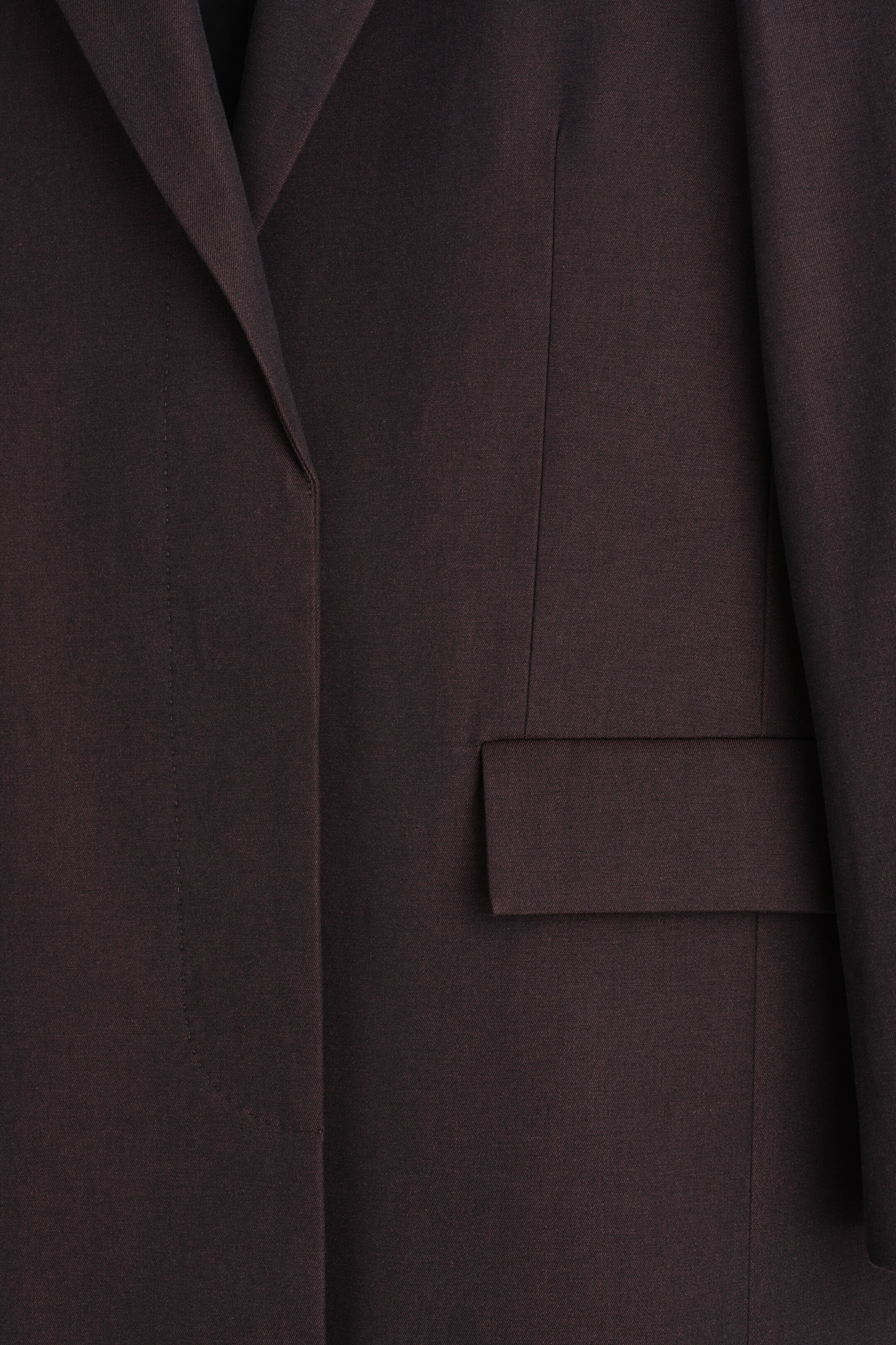 Größeres Bild ansehen: ELEGANTER MANTEL AUS BAUMWOLLE - BURGUNDERROT - Ladies | H&M DE 6