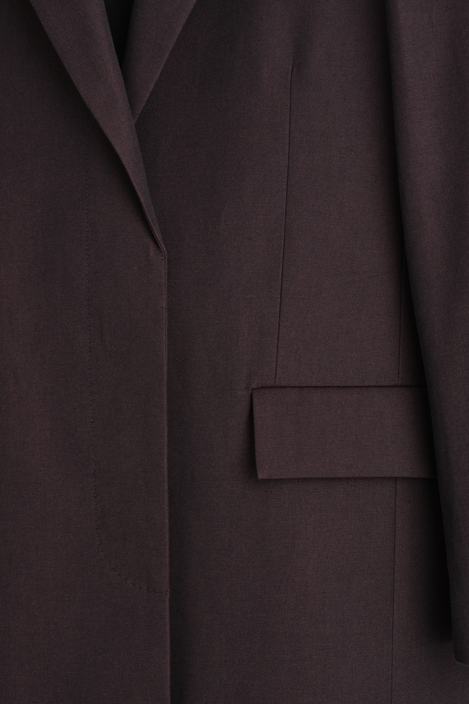 CAPPOTTO SARTORIALE IN COTONE - BORDEAUX - 4
