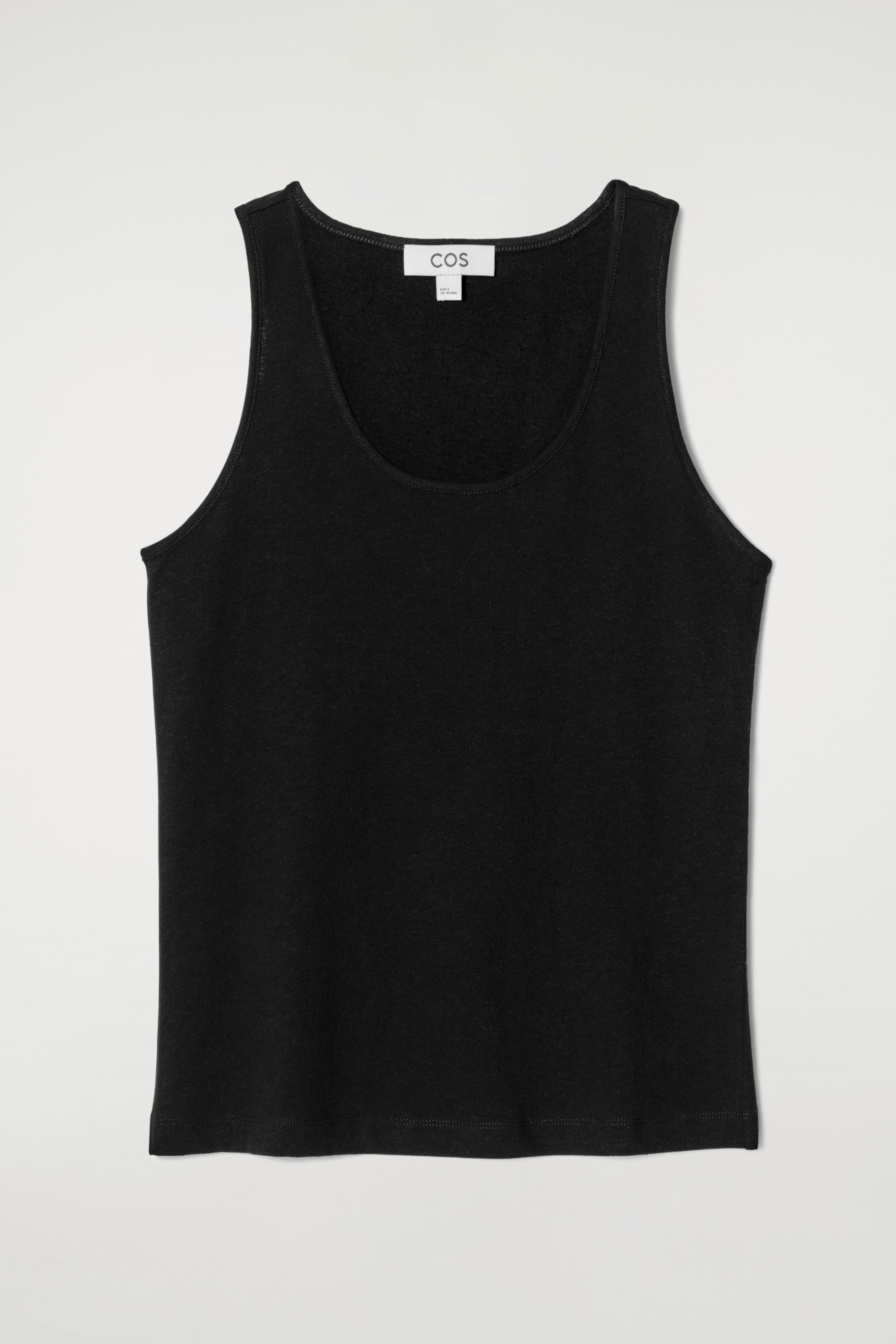 Visualizza immagine più grande: CANOTTA IN COTONE E LINO - NERO - DONNA | H&M IT 5