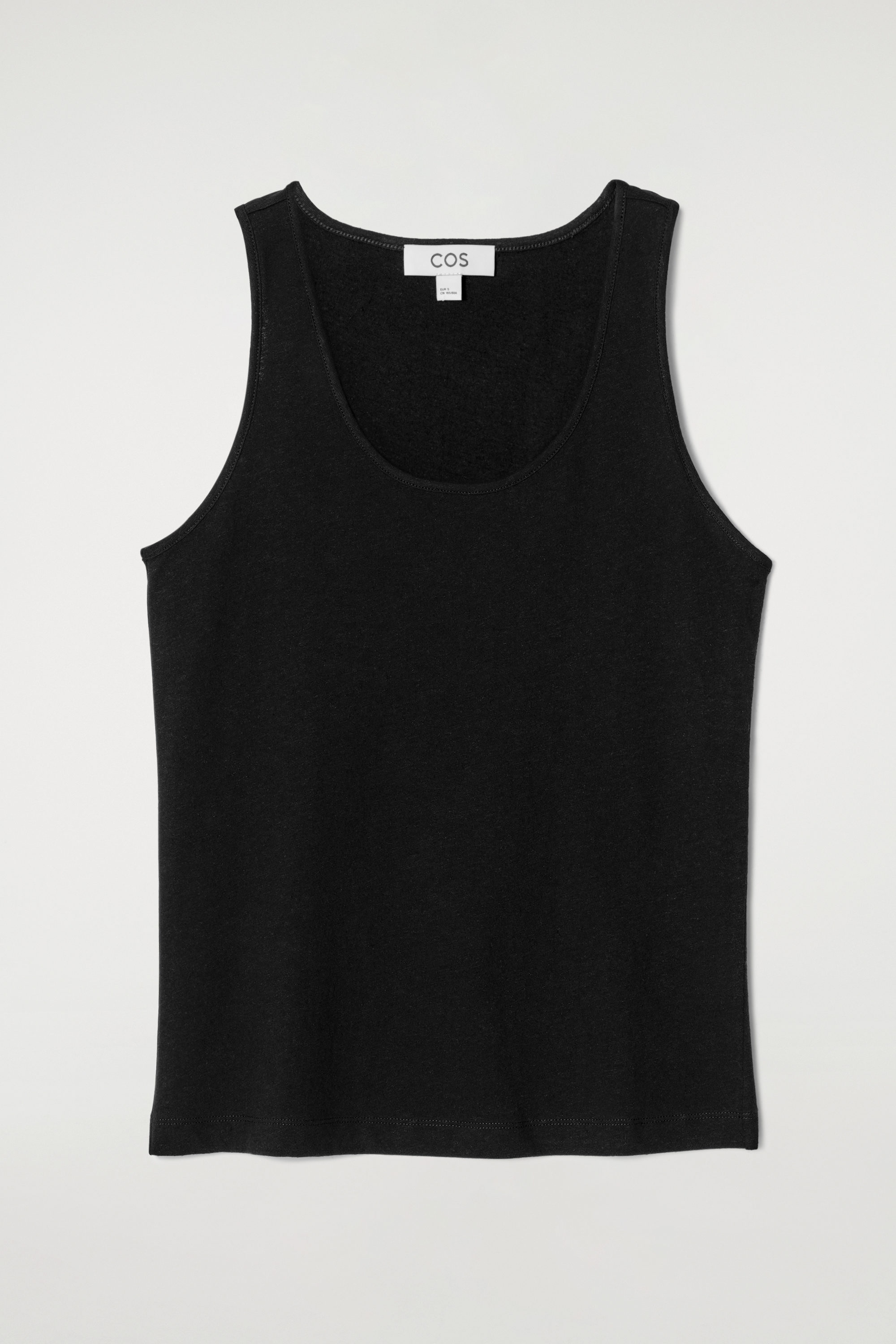 トップス yo BIOTOP knit tank top black TUBULAR KNITTED TANK TOP - BLACK | COS