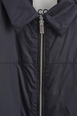 PADDED NYLON ZIP-UP BOMBER JACKET — NAVY 6
