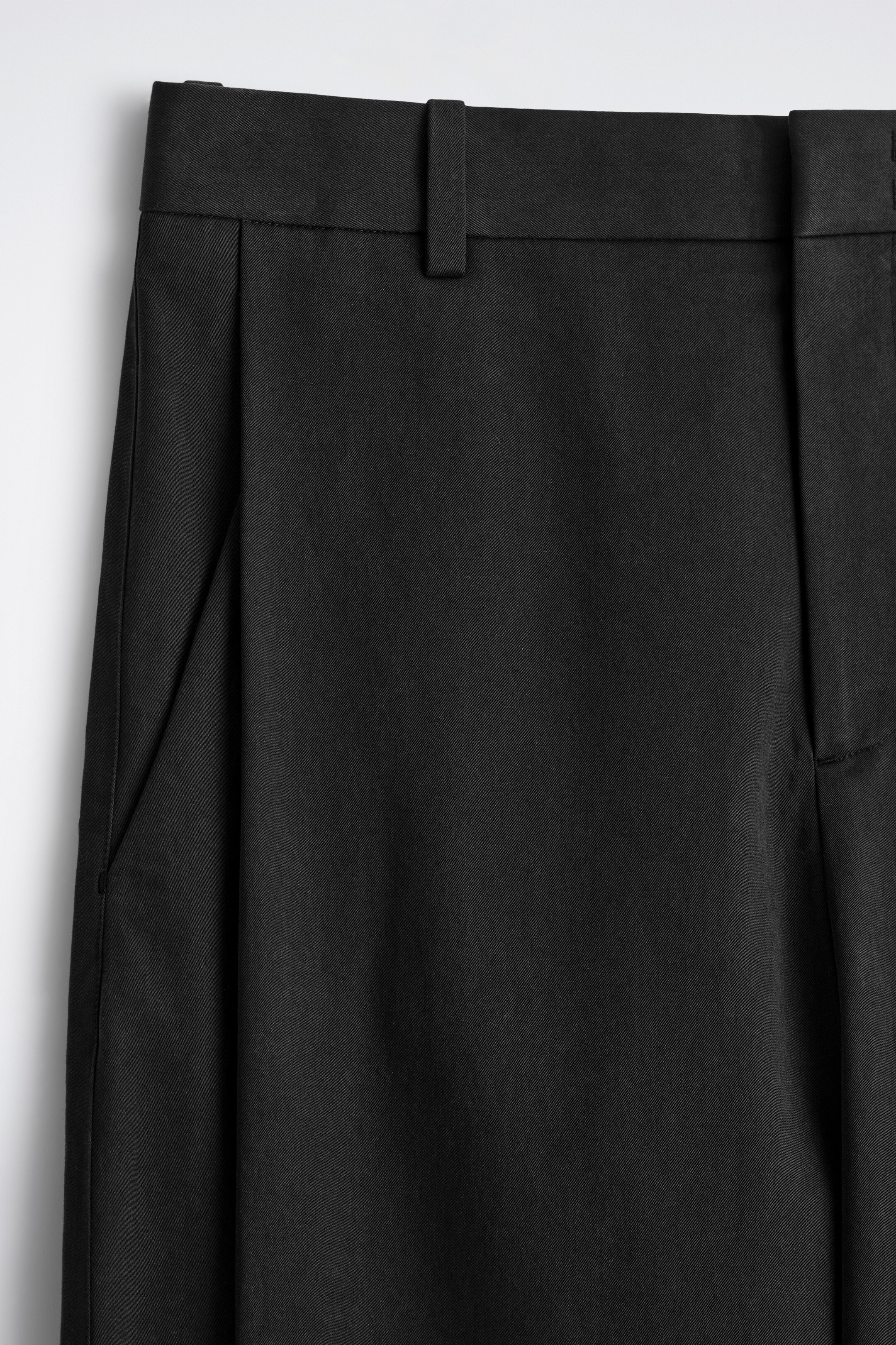 Agrandir l'image: PANTALON À PLIS LARGE EN COTON - NOIR - HOMME | H&M FR 7
