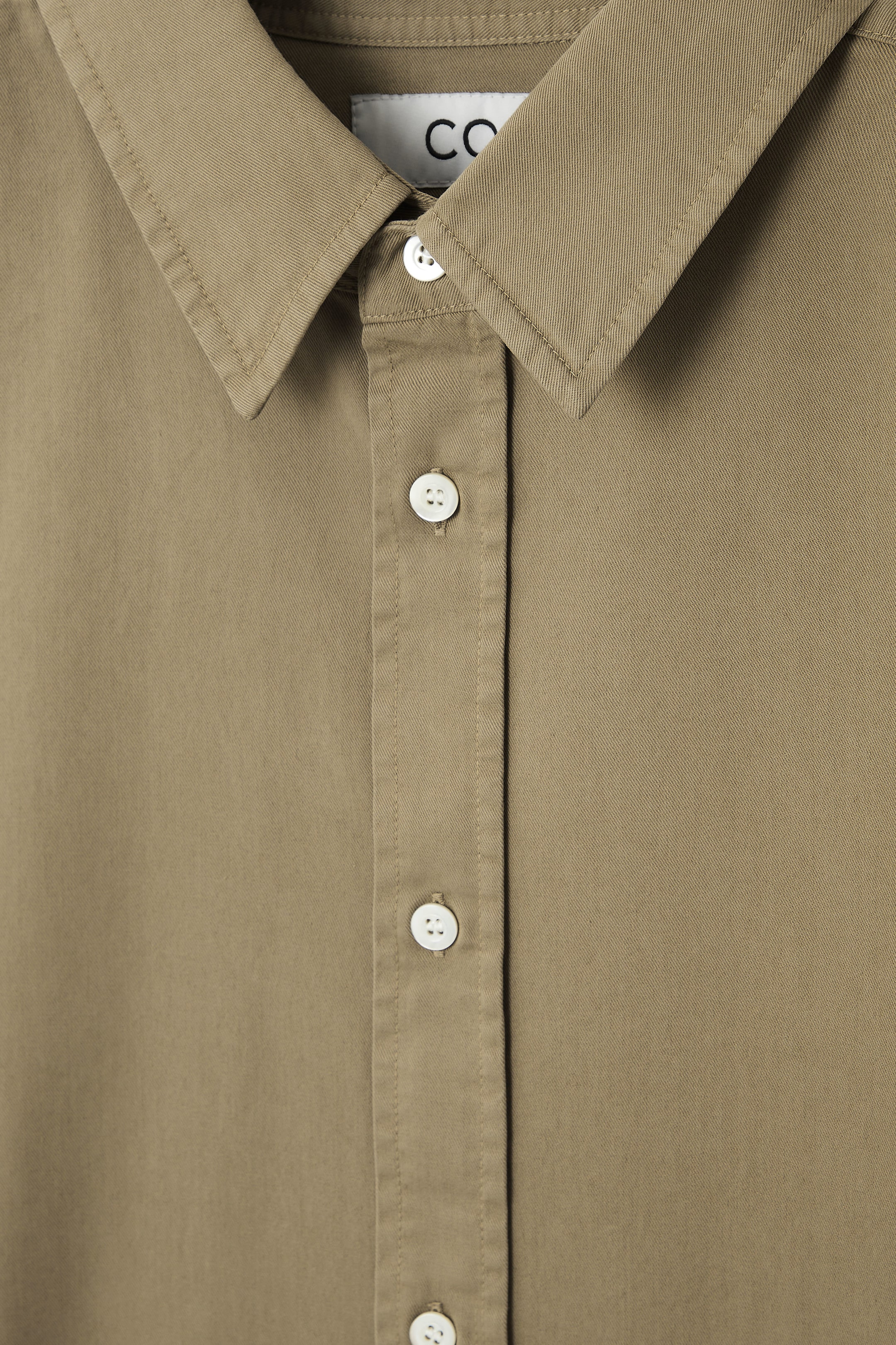 OVERSIZED LIGHTWEIGHT TWILL SHIRT