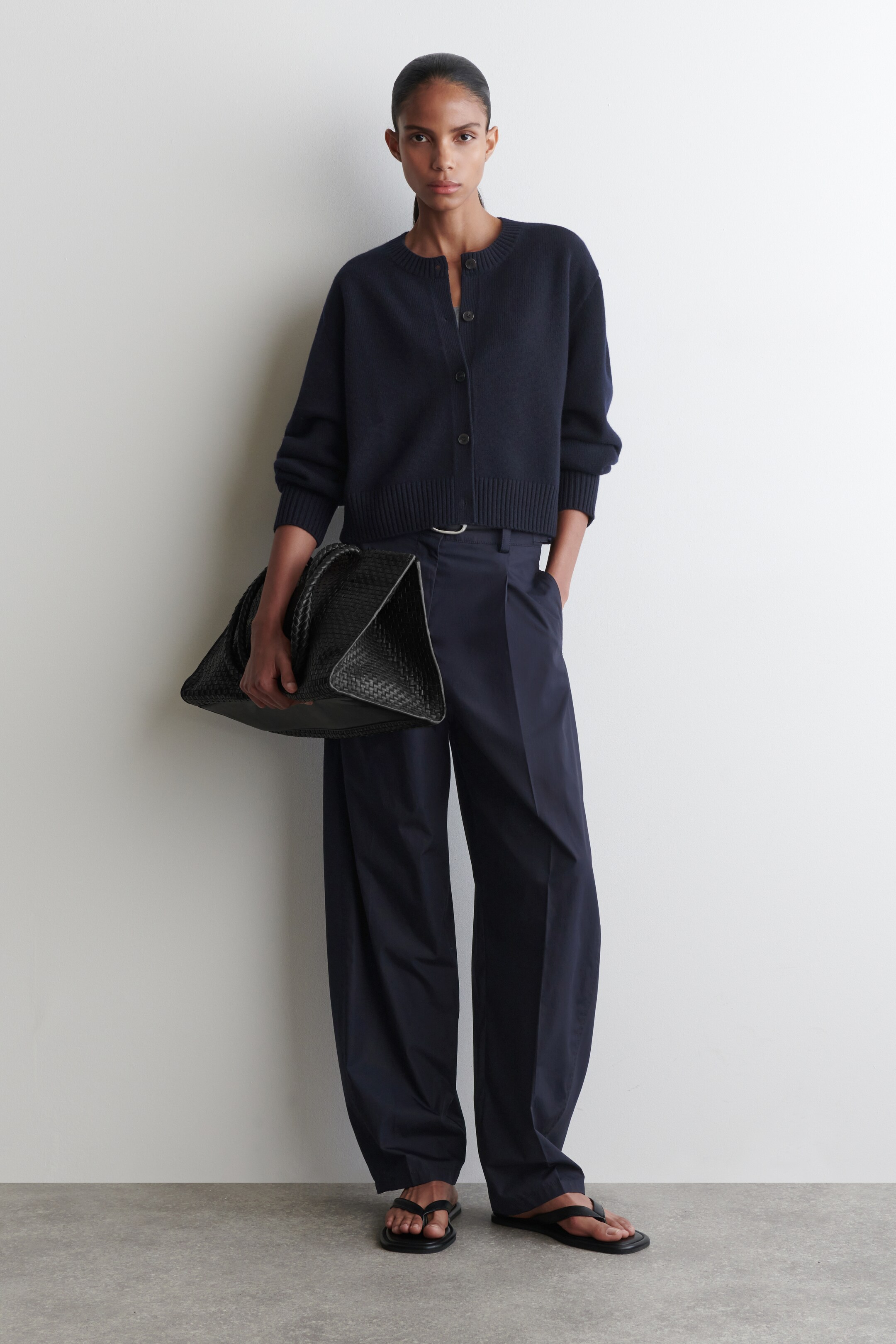 View larger image: MERINO WOOL CARDIGAN - NAVY - Ladies | H&M GB 2