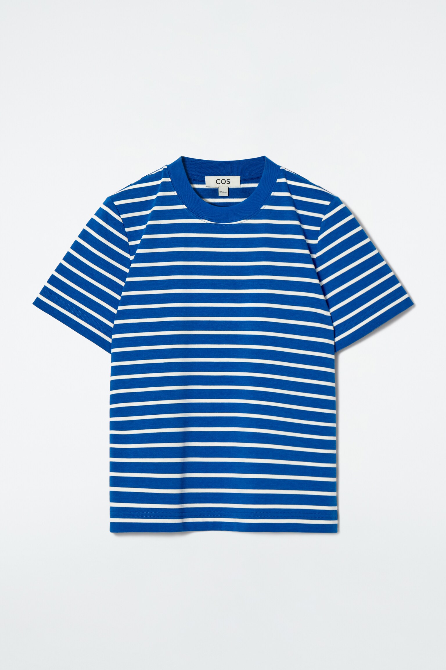 T-SHIRT REGULAR ÉLÉGANT - BLEU / RAYÉ/BLANC/Noir/ORANGE / BLANC / RAYURES/BEIGE CLAIR/ROSE / MARINE/KAKI/GRIS CHINÉ/BLEU MARINE/BLANC / NOIR/GRIS ANTHRACITE CHINÉ/BLEU MARINE / BLANC / RAYURES/BLEU MARINE / RAYURES/BLEU COBALT/BLANC / BORDEAUX / RAYURES/NOIR / VERT / RAYURES/BLANC / NOIR / RAYÉ/ROUGE/ROSE CLAIR/VERT / ÉCRU - 2