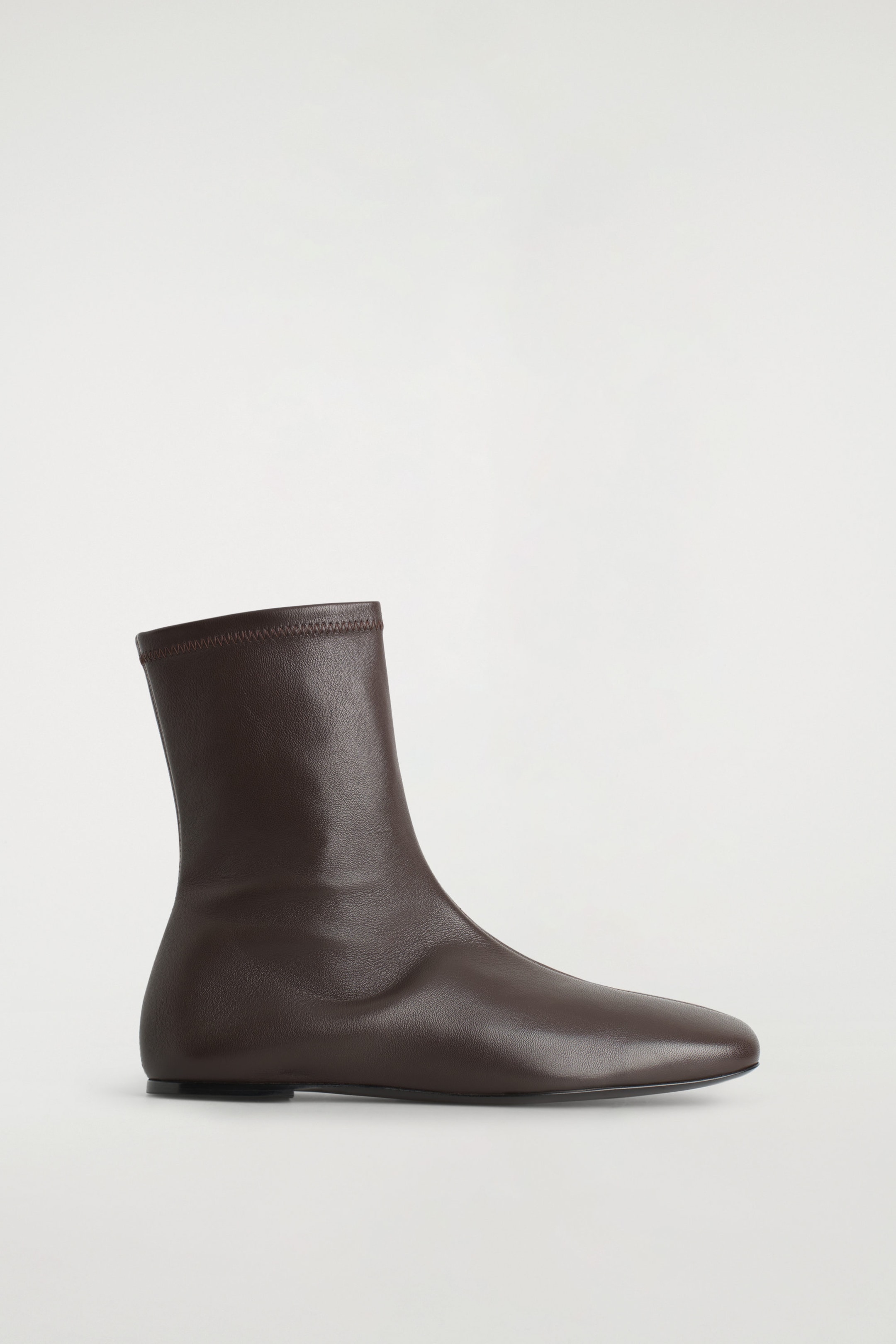 BOTTINES CHAUSSETTES EN CUIR