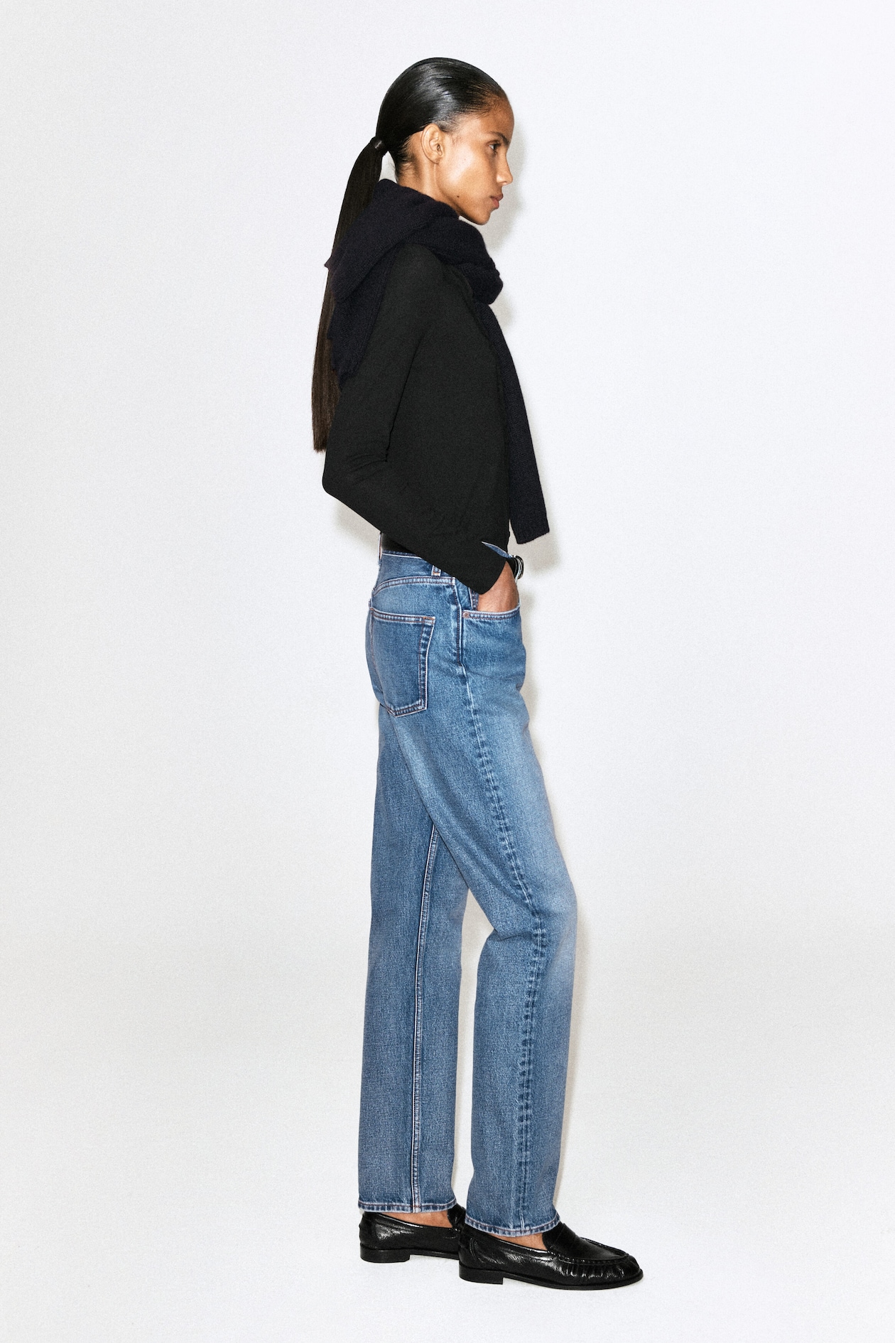 PIPELINE SLIM-LEG JEANS — BLUE