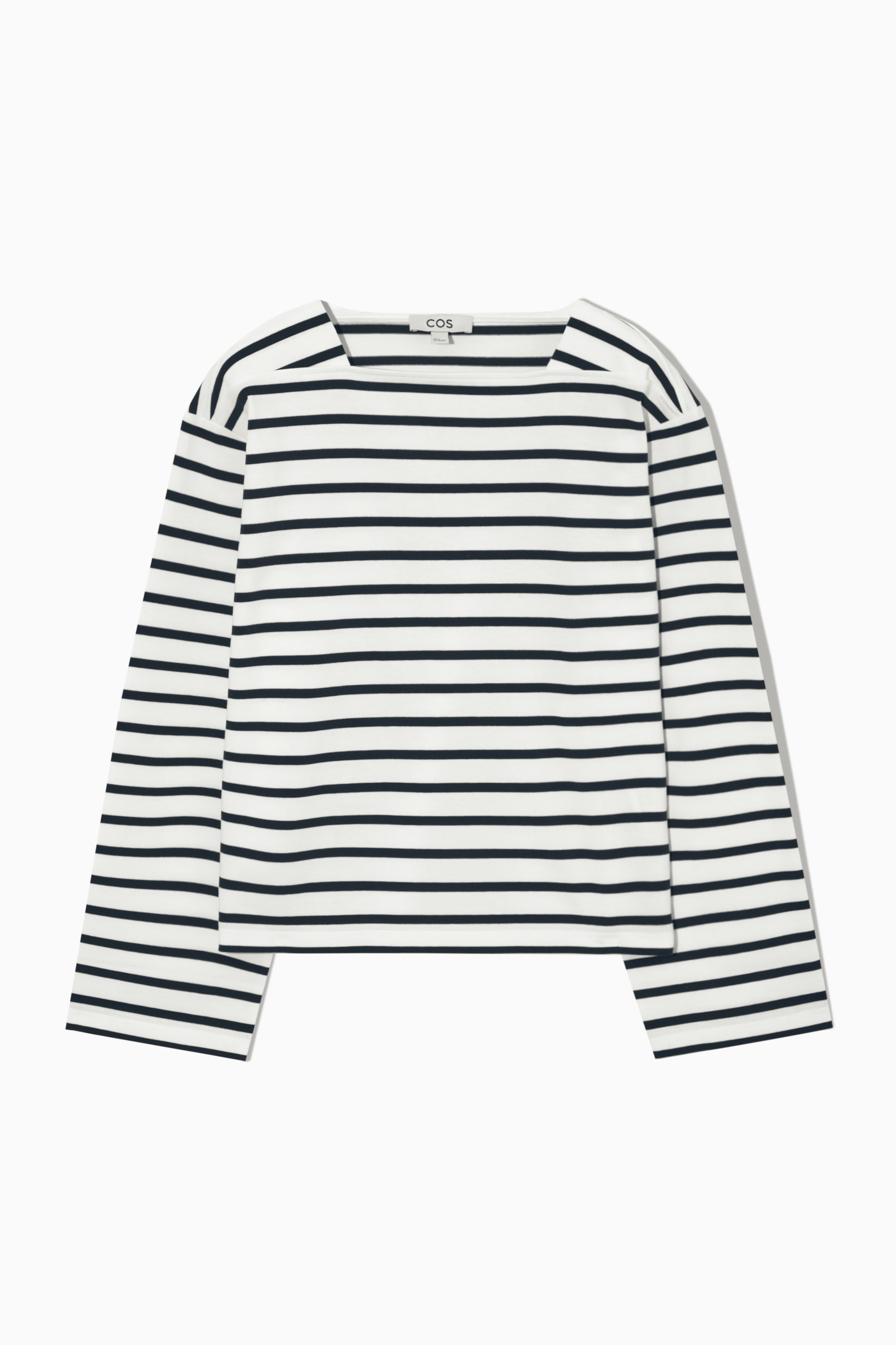 Grotere afbeelding bekijken: LONG-SLEEVED STRIPED T-SHIRT - NAVY / WHITE - DAMES | H&M NL 1