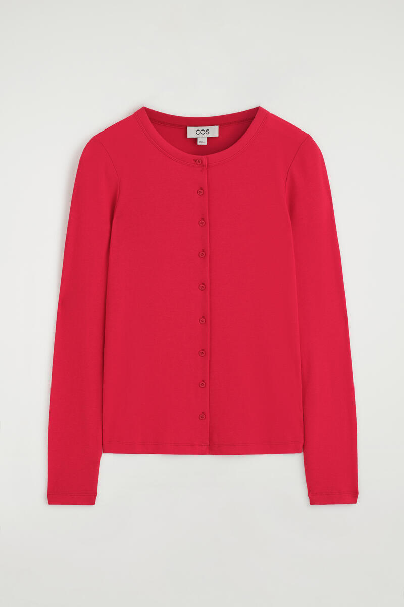 Jersey Cardigan Top