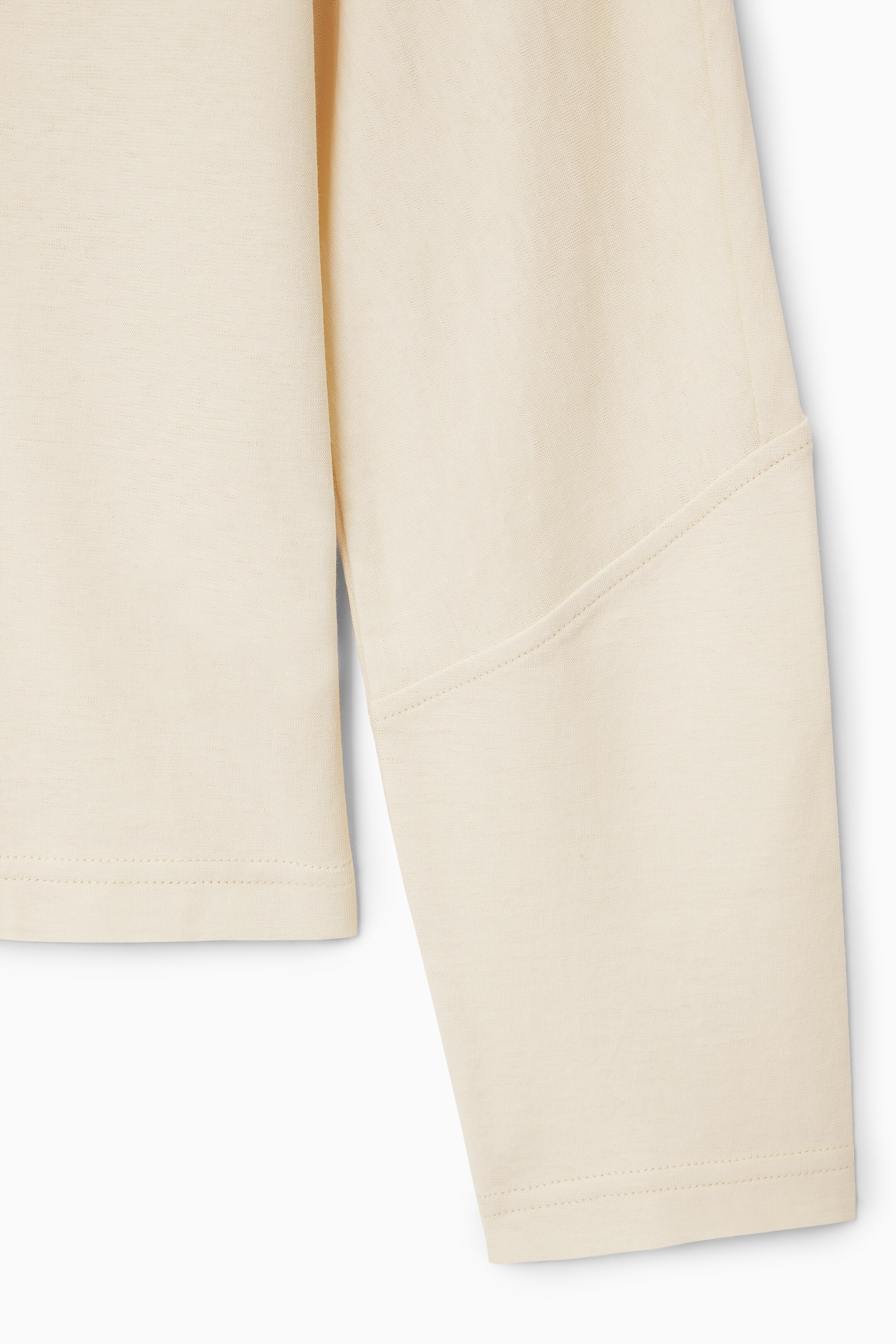 View larger image: LONG-SLEEVED MOCK-NECK TOP - LIGHT BEIGE - Ladies | H&M GB 3